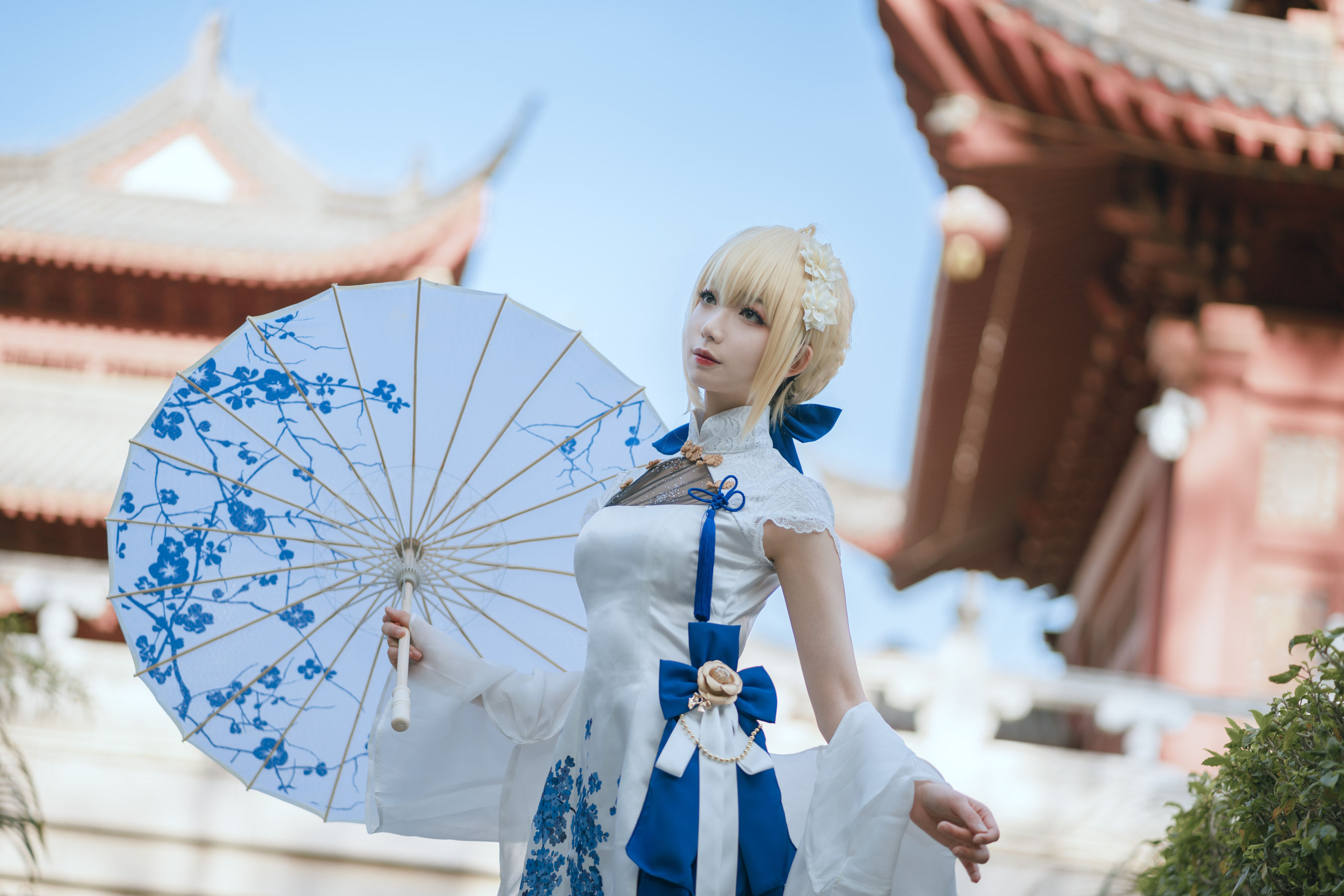 动漫博主封疆疆v – saber 旗袍 [34P]