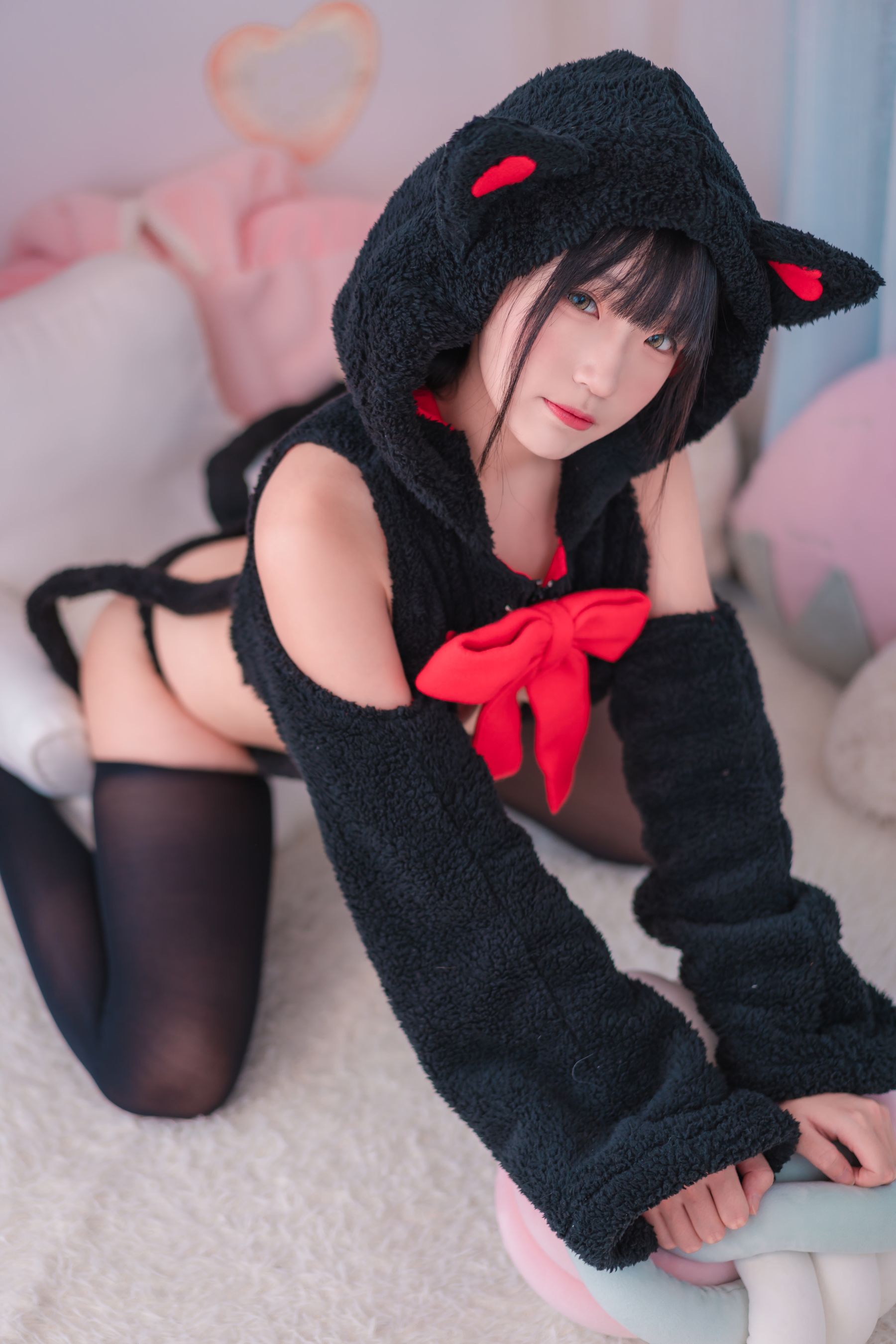 动漫博主Mime弥美 – 黑猫～咪咪～ [22P]