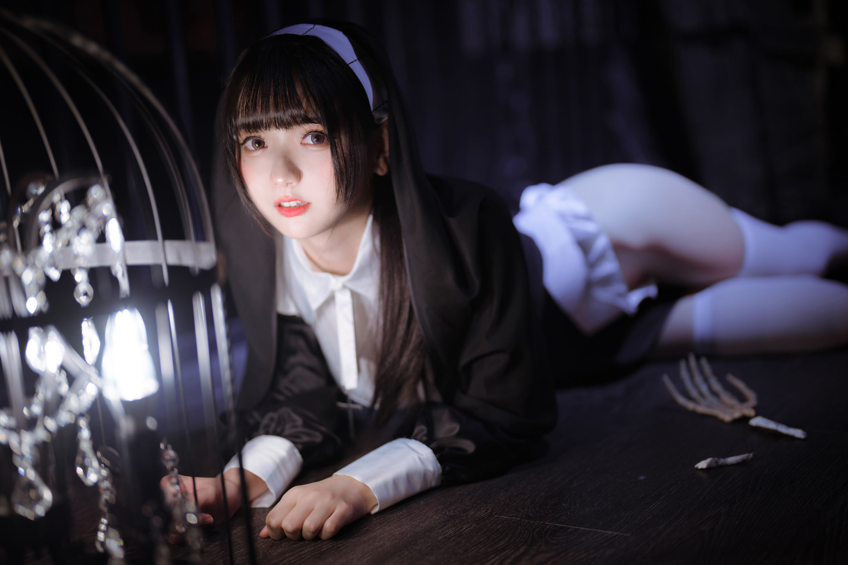 可爱妹子陆卿卿kyokyo – 修女 [16P]