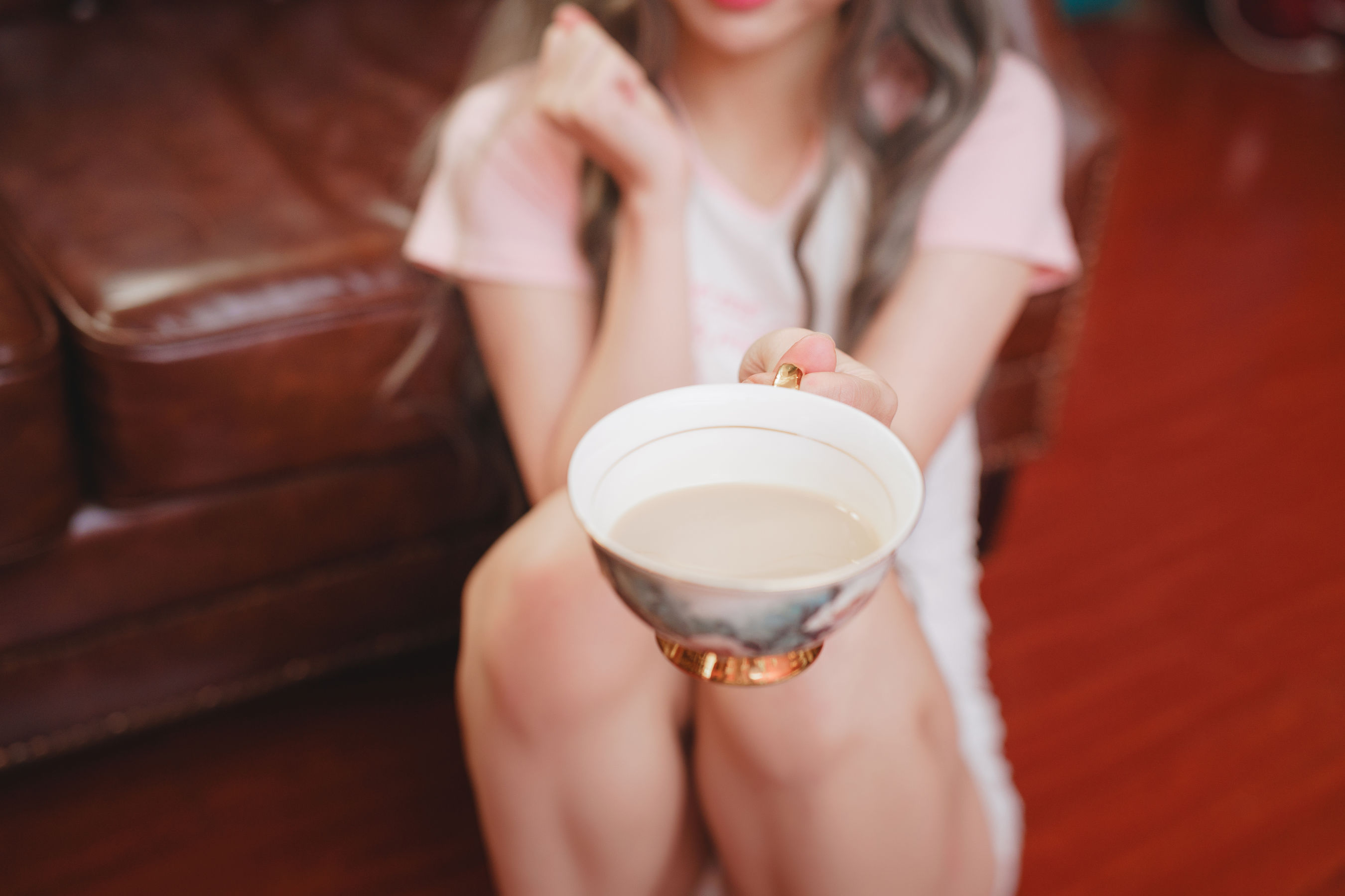 可爱人气Coser面饼仙儿 – 丝袜奶茶 [41P]