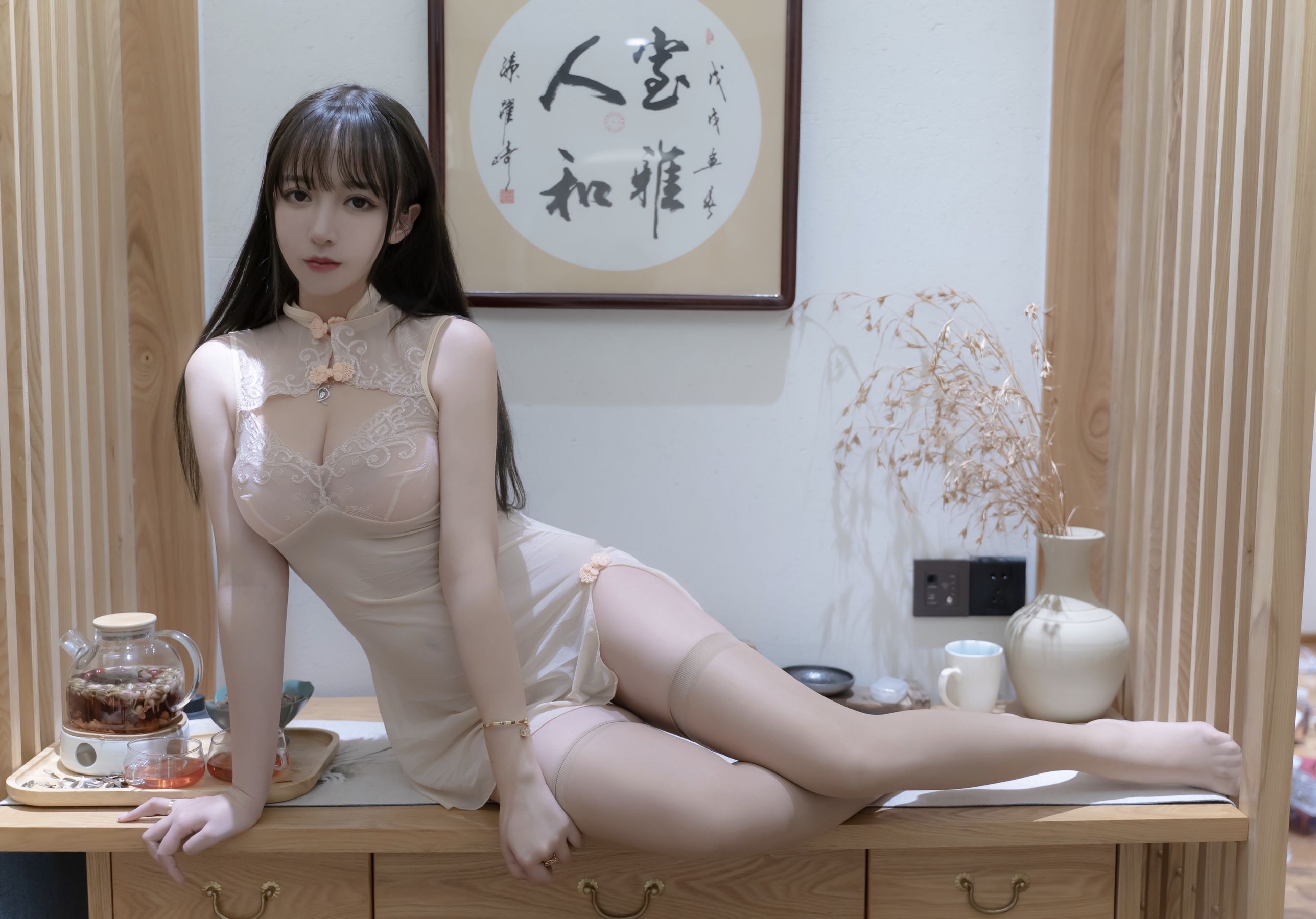 斗鱼米线线sama写真 – 温泉 [61P]