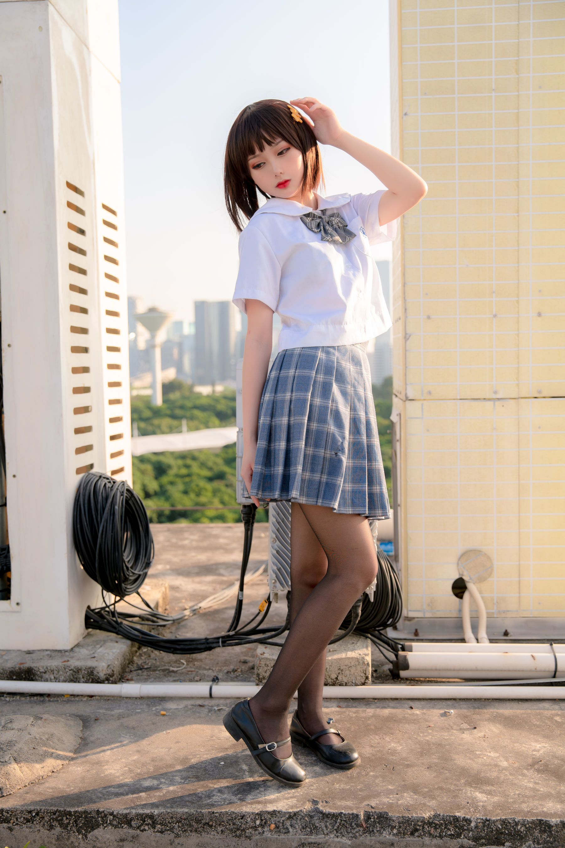 动漫博主您的蛋蛋 天台JK [41P]