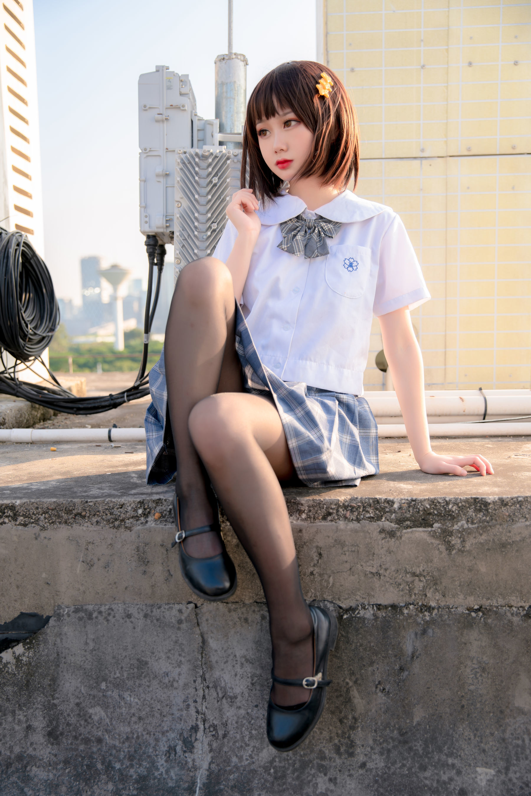 动漫博主您的蛋蛋 天台JK [41P]