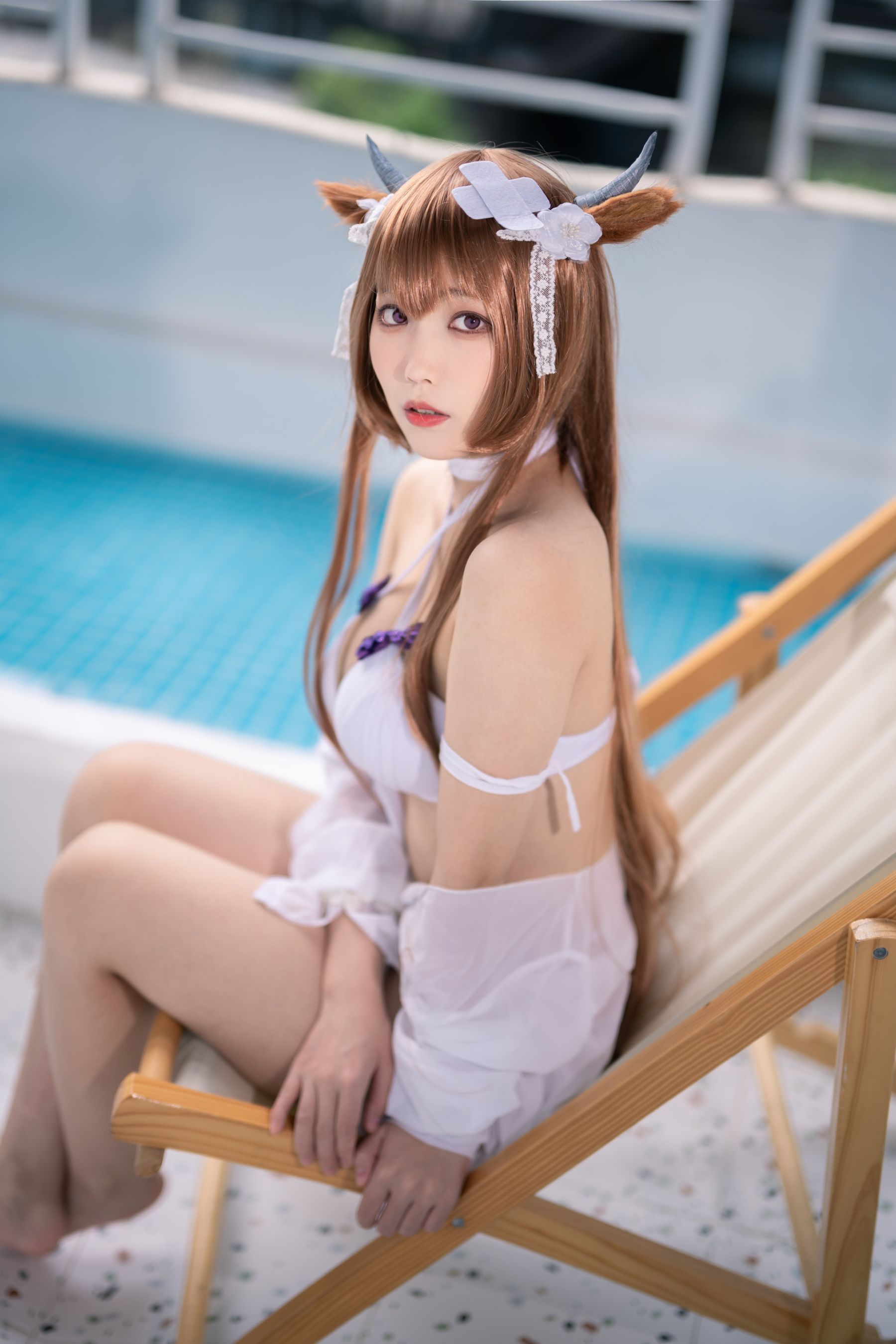 Cosplay汪知子 – 樫野泳装 [33P]