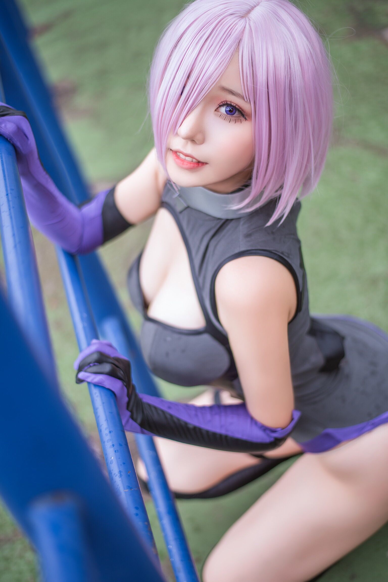 [萝莉COS] 萌妹菌烨tako – 玛修个人训练 [17P]