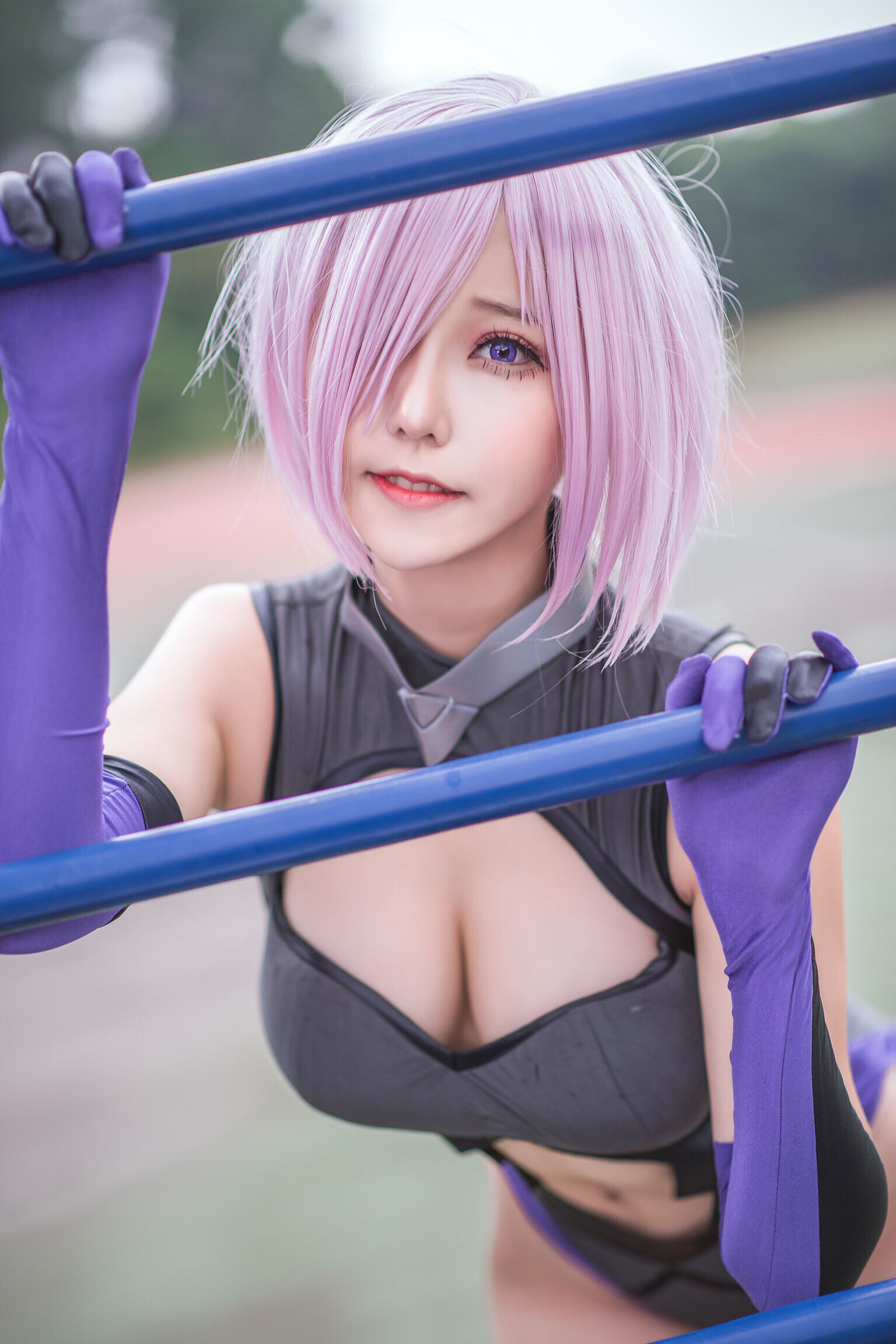 [萝莉COS] 萌妹菌烨tako – 玛修个人训练 [17P]