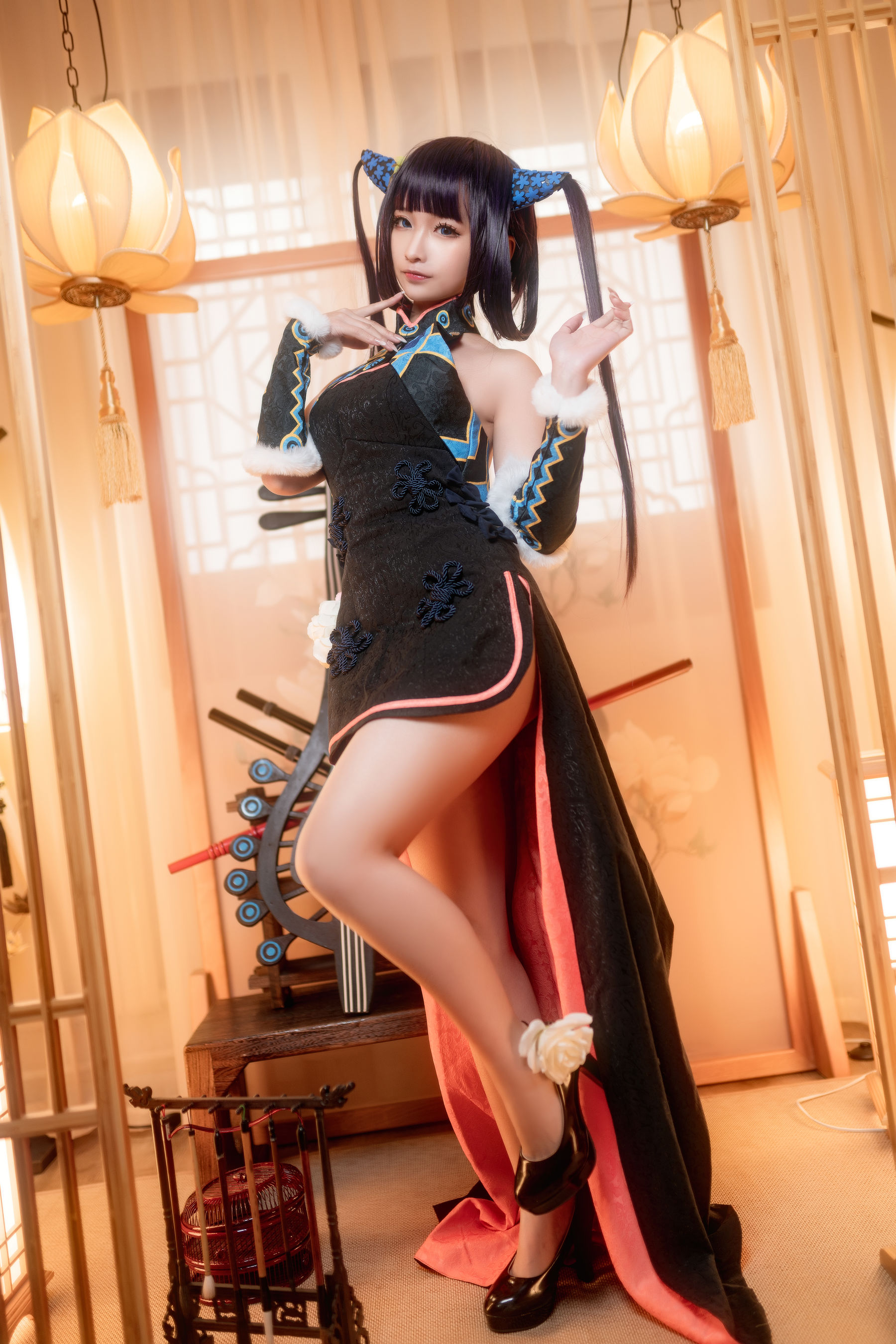 [Cosplay写真] 动漫博主蠢沫沫 – 杨玉环二破 [40P]