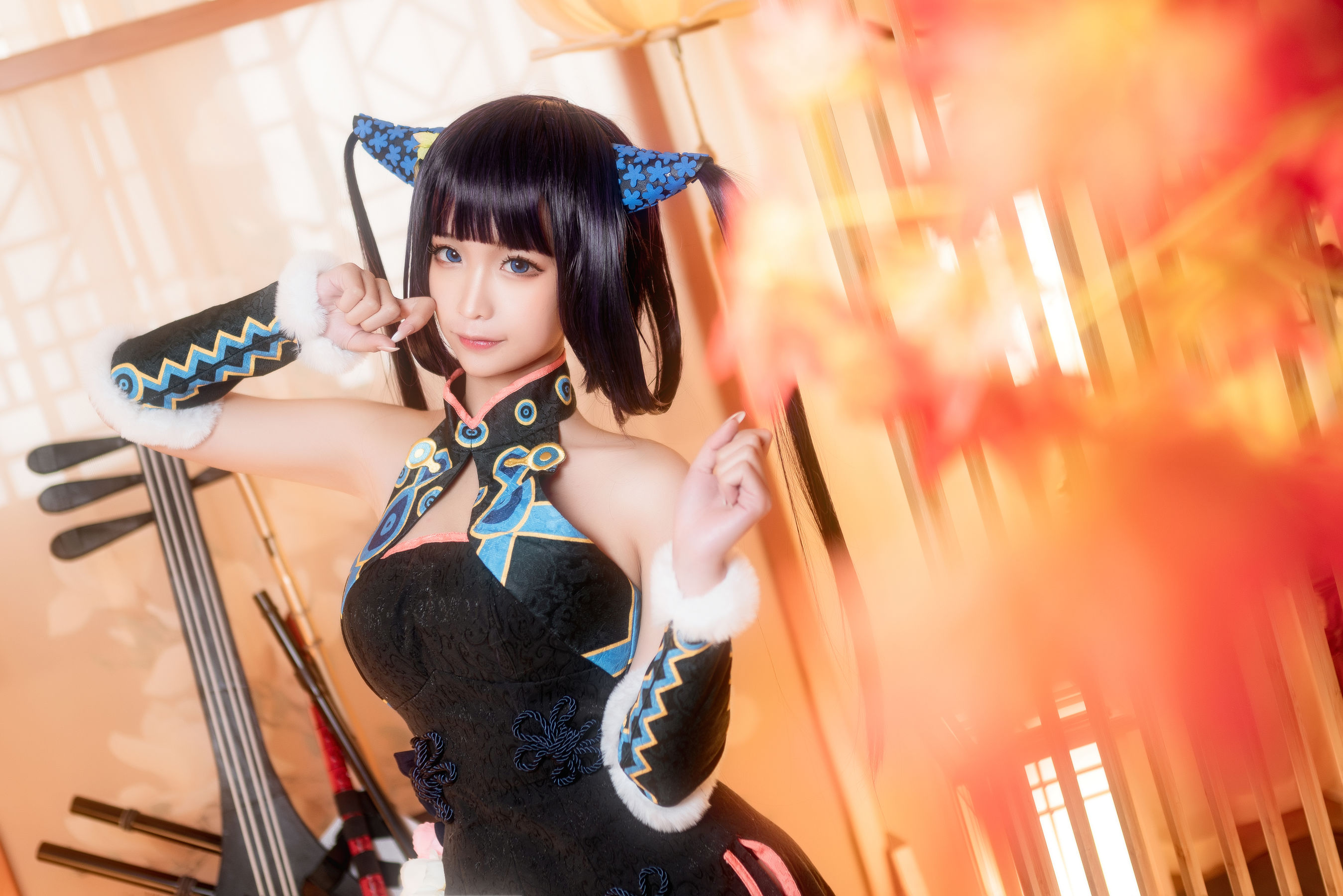 [Cosplay写真] 动漫博主蠢沫沫 – 杨玉环二破 [40P]