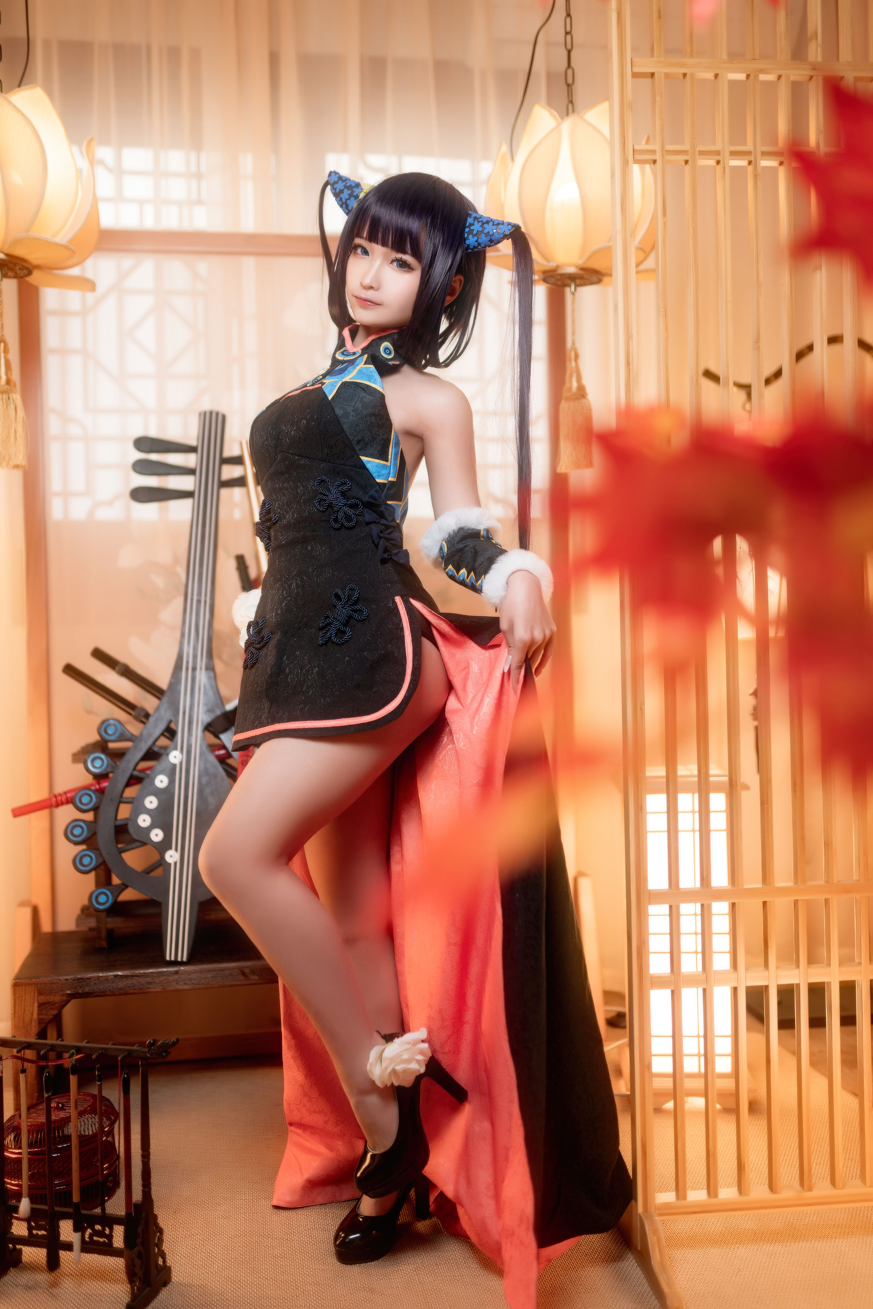 [Cosplay写真] 动漫博主蠢沫沫 – 杨玉环二破 [40P]