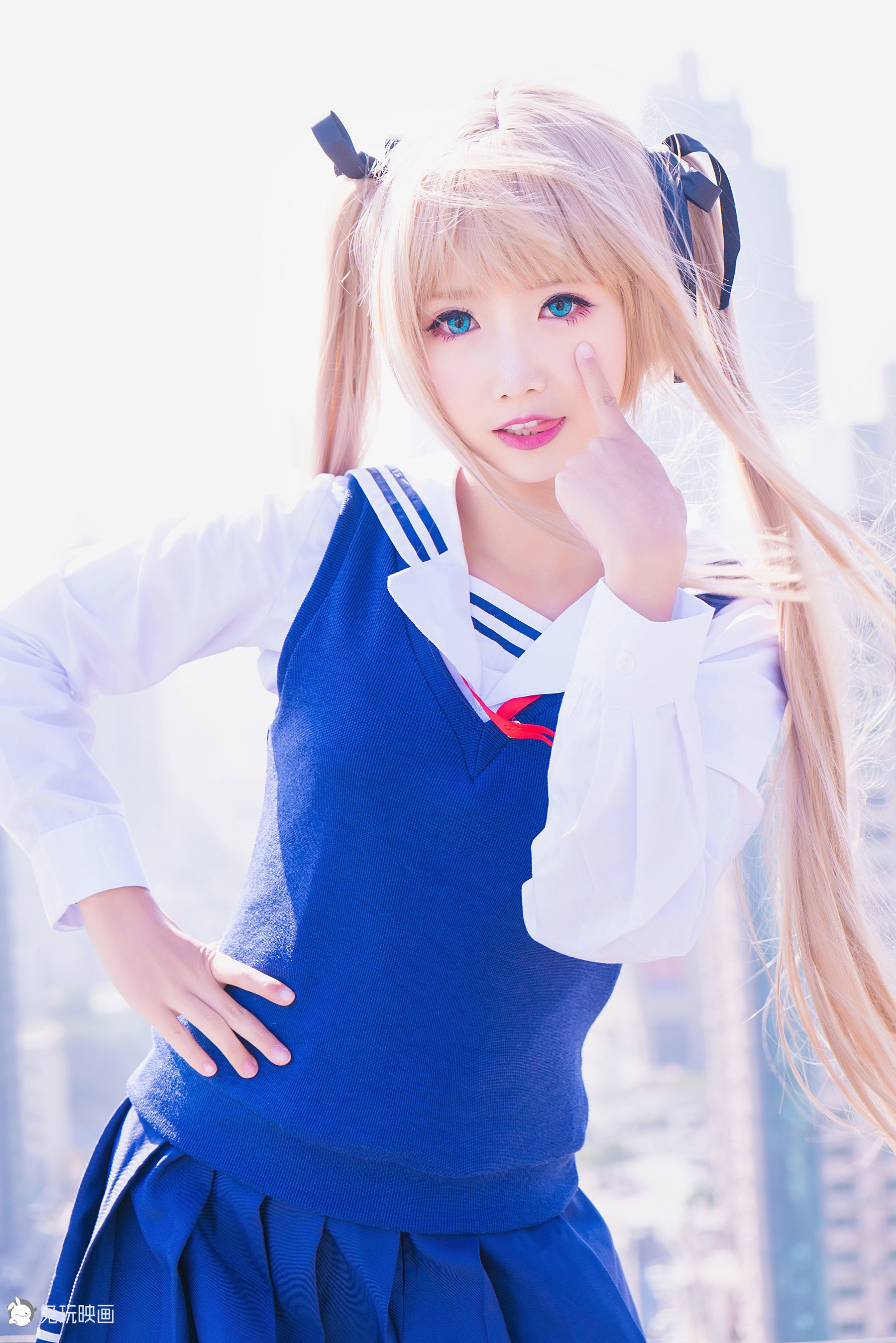 [萝莉COS] 面饼仙儿 – 双马尾COS [41P]