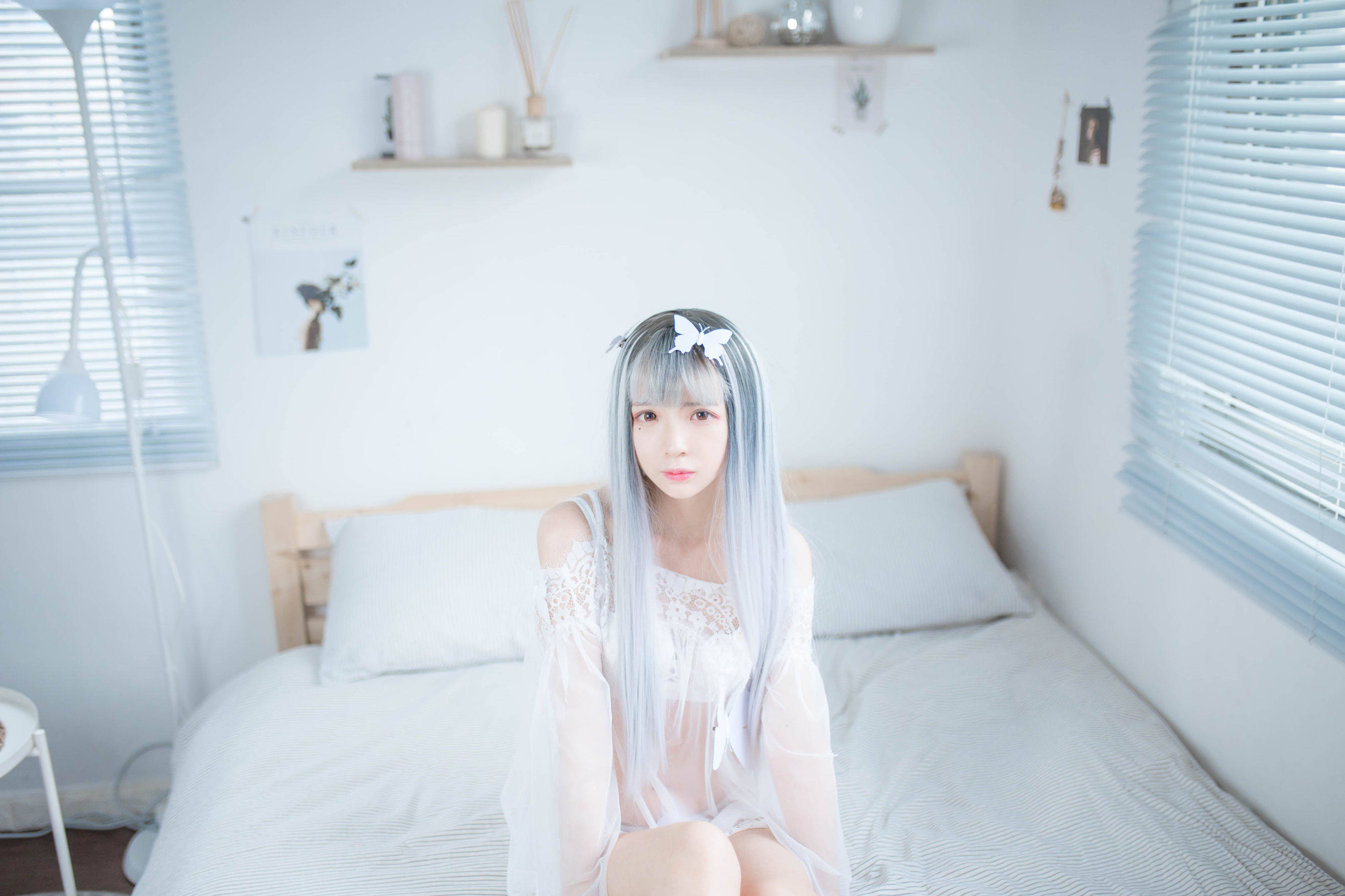 疯猫ss – 透明白纱 [33P]