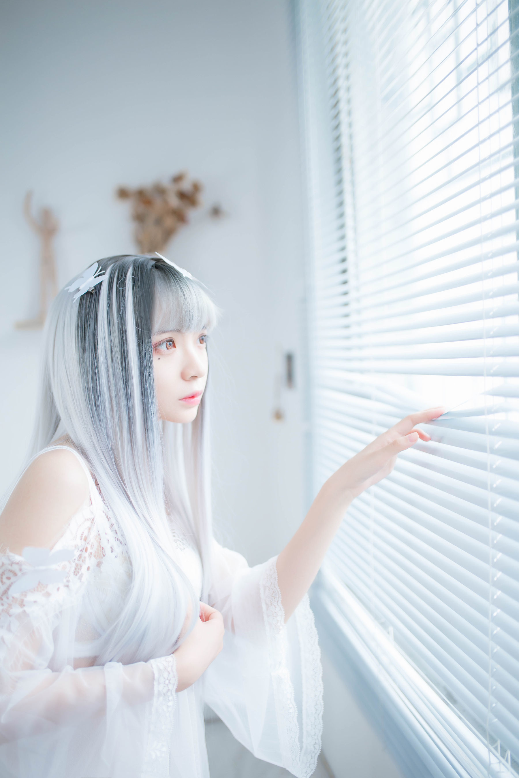 疯猫ss – 透明白纱 [33P]