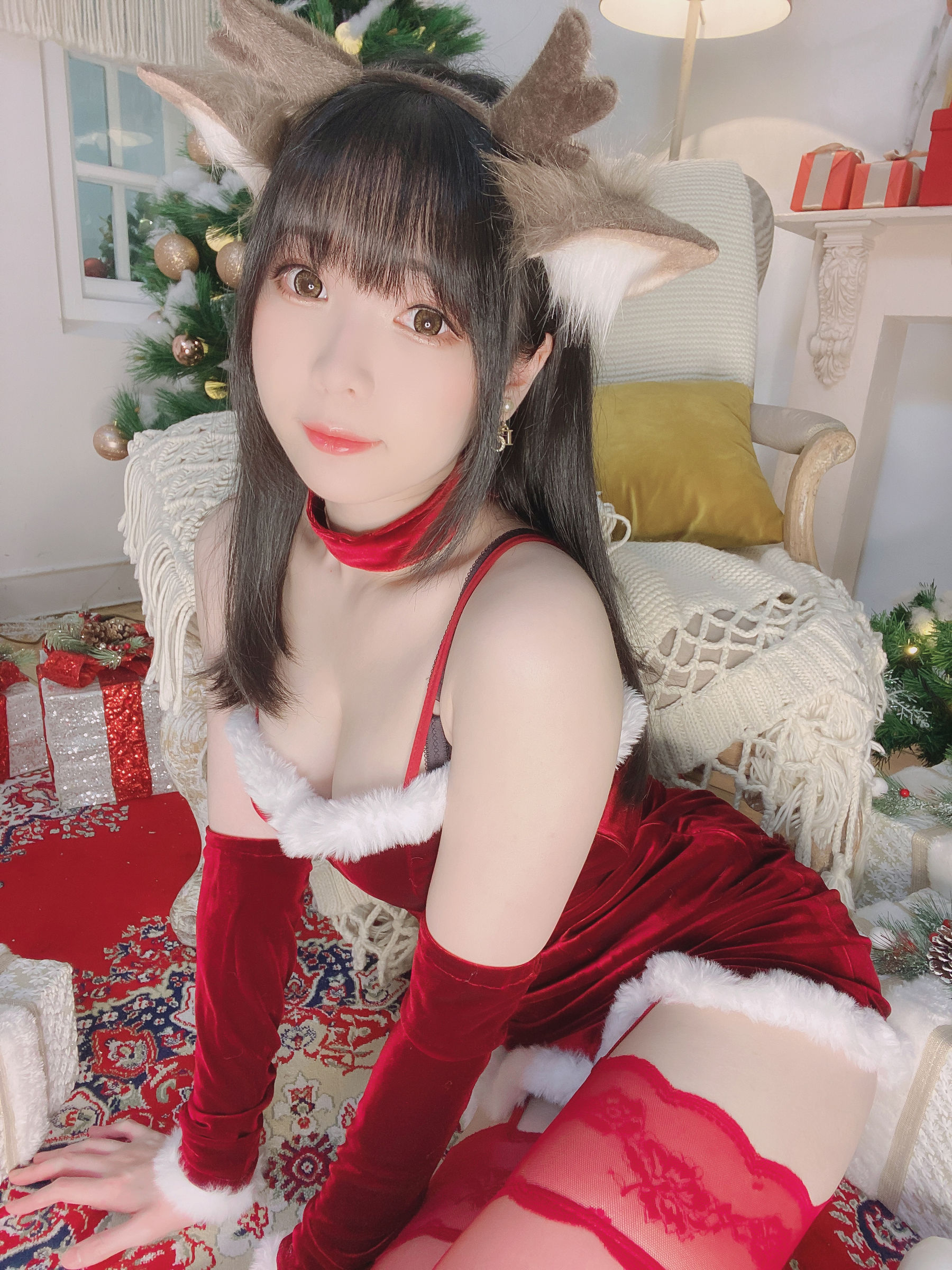 微博妹纸霜月shimo[fantia] 2022-12-25 メリー・クリスマス！！ [25P]