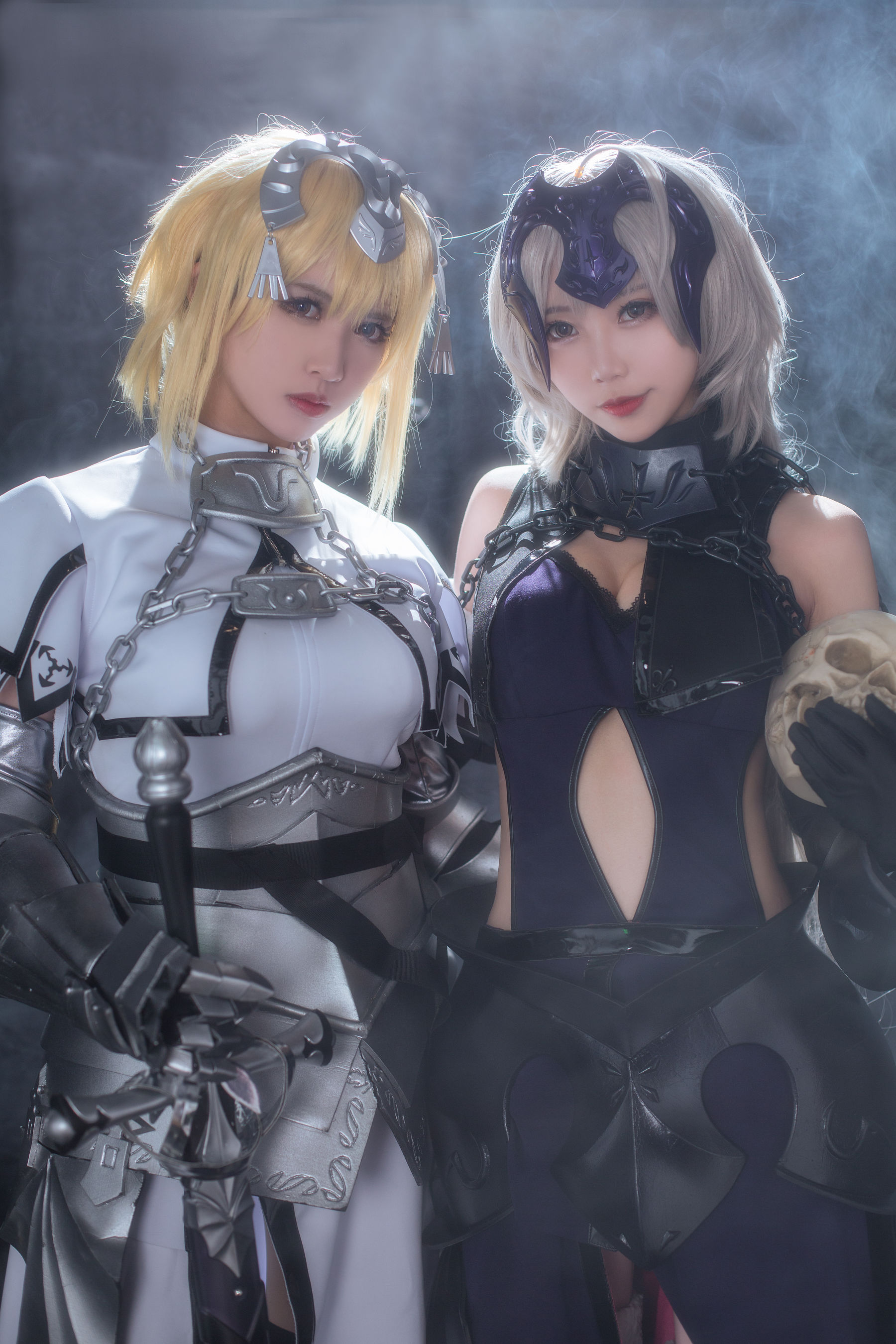 超人气Coser鳗鱼霏儿&大肉丸Amiee 贞德 [58P]
