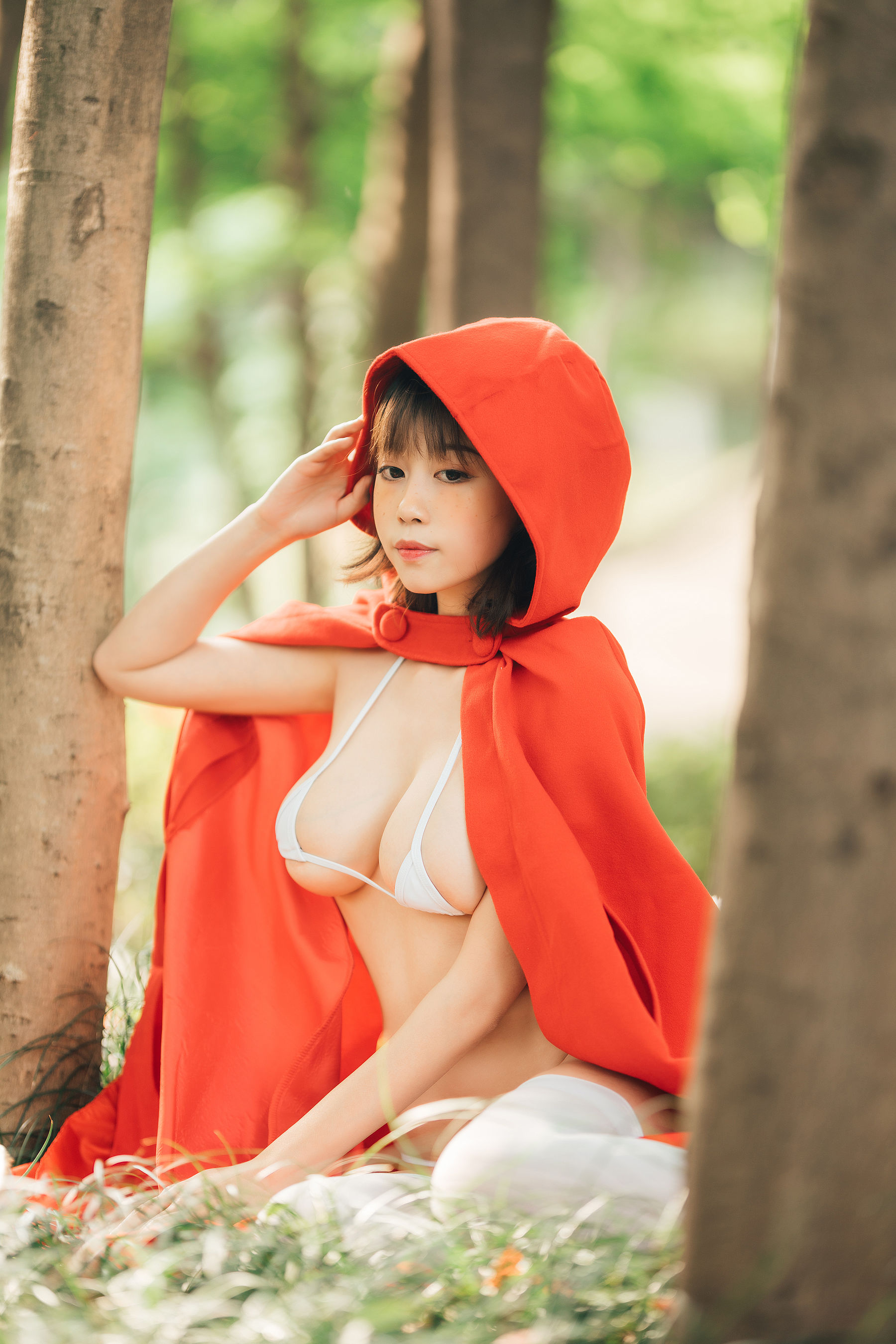 萌妹奈汐酱nice – 大红帽 [26P]