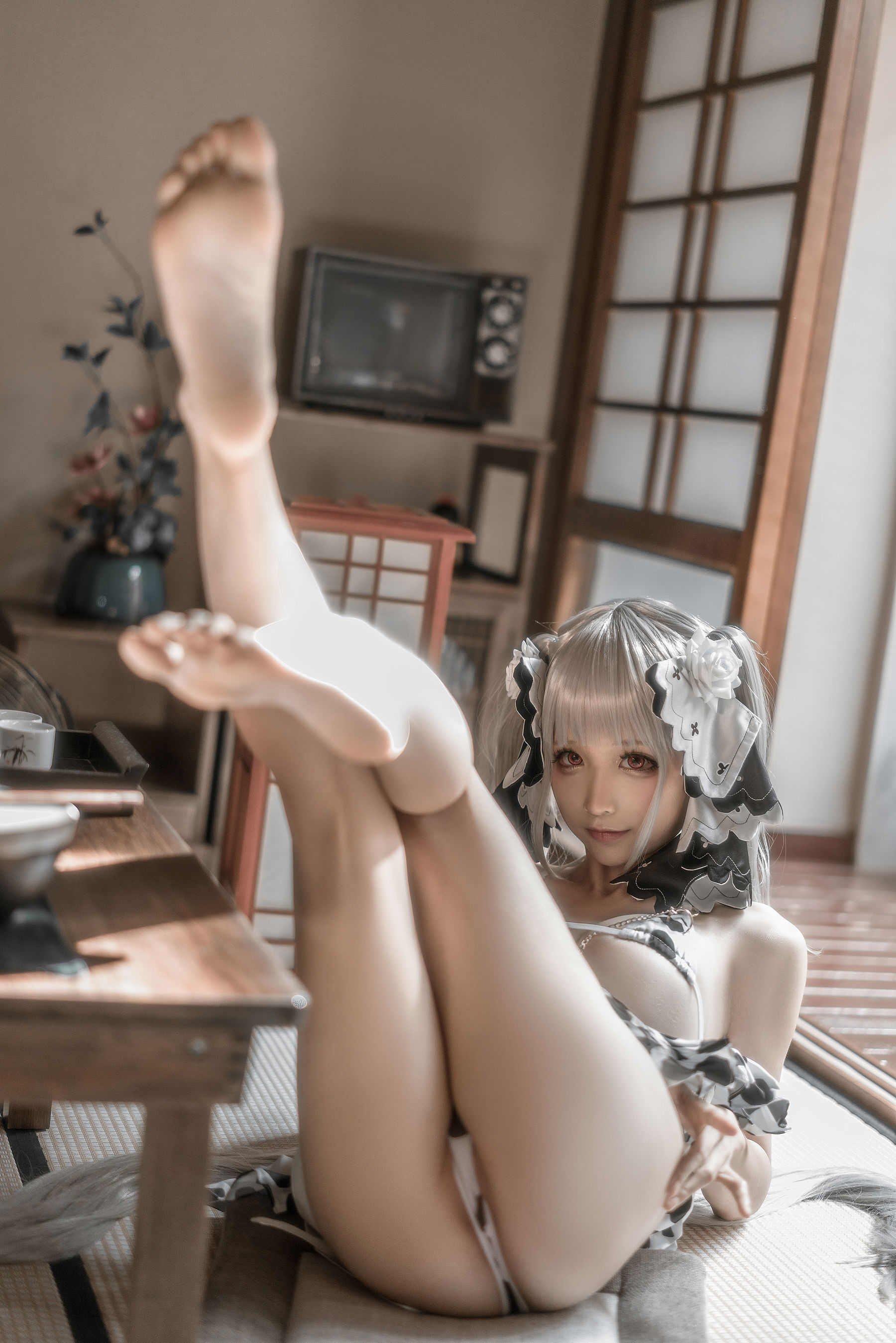 动漫博主蠢沫沫 – 可畏婚纱绅士版 [46P]