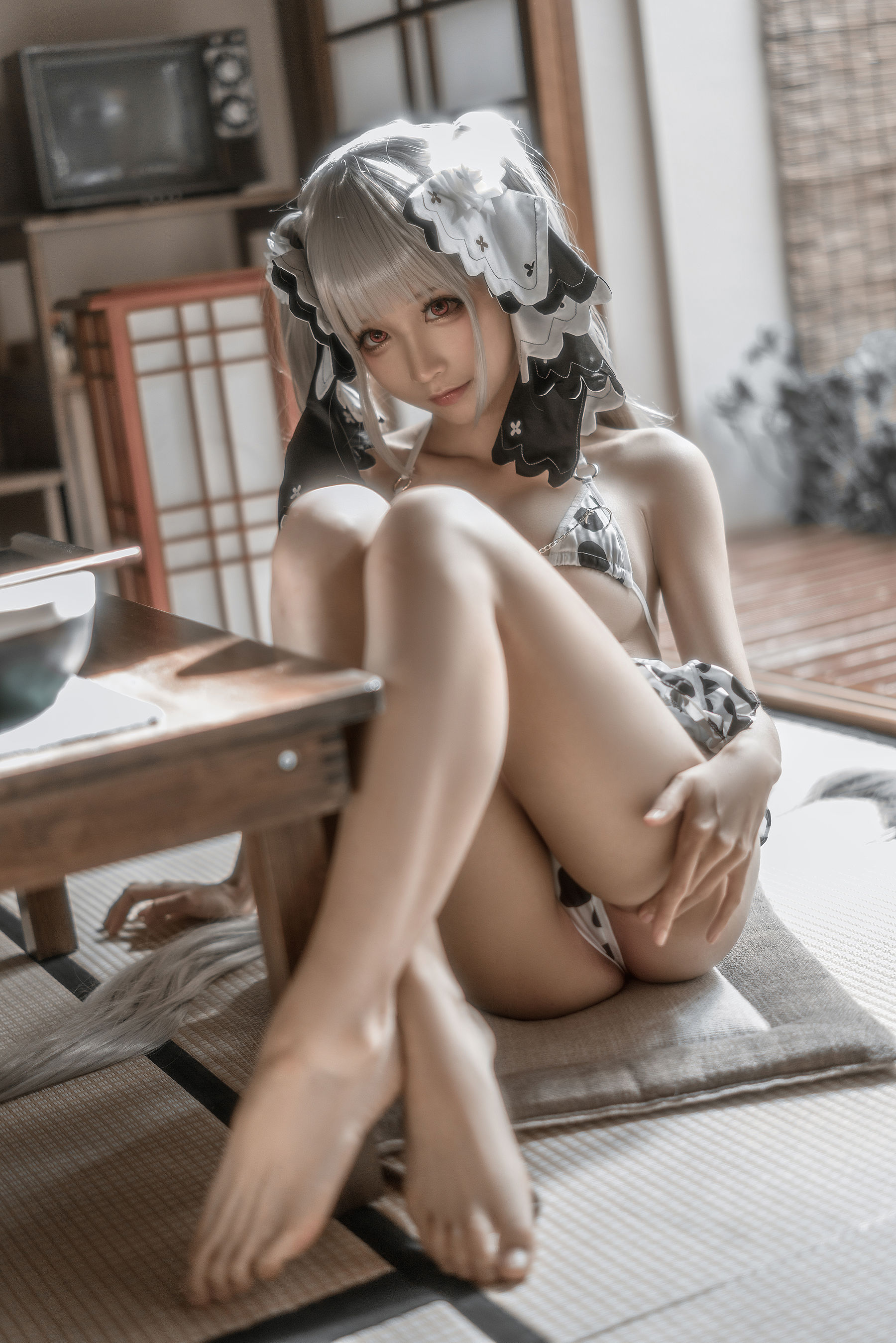 动漫博主蠢沫沫 – 可畏婚纱绅士版 [46P]