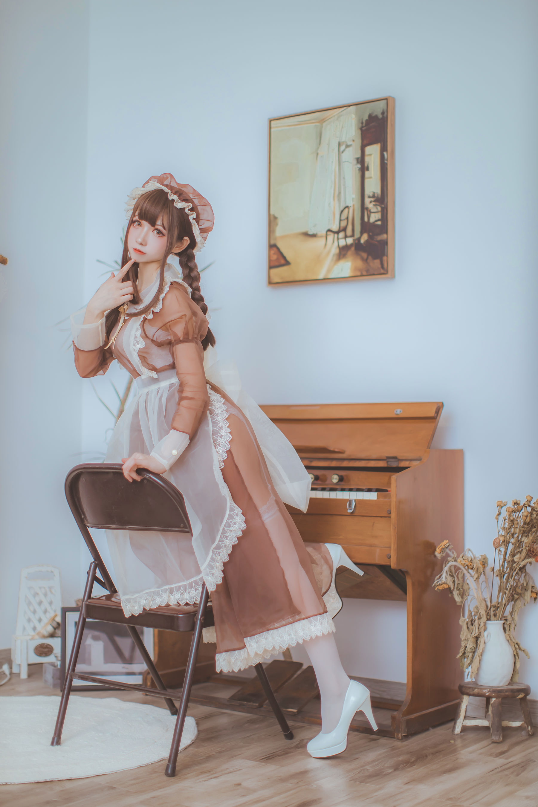 Coser衣衣 – 透明女仆 [31P]