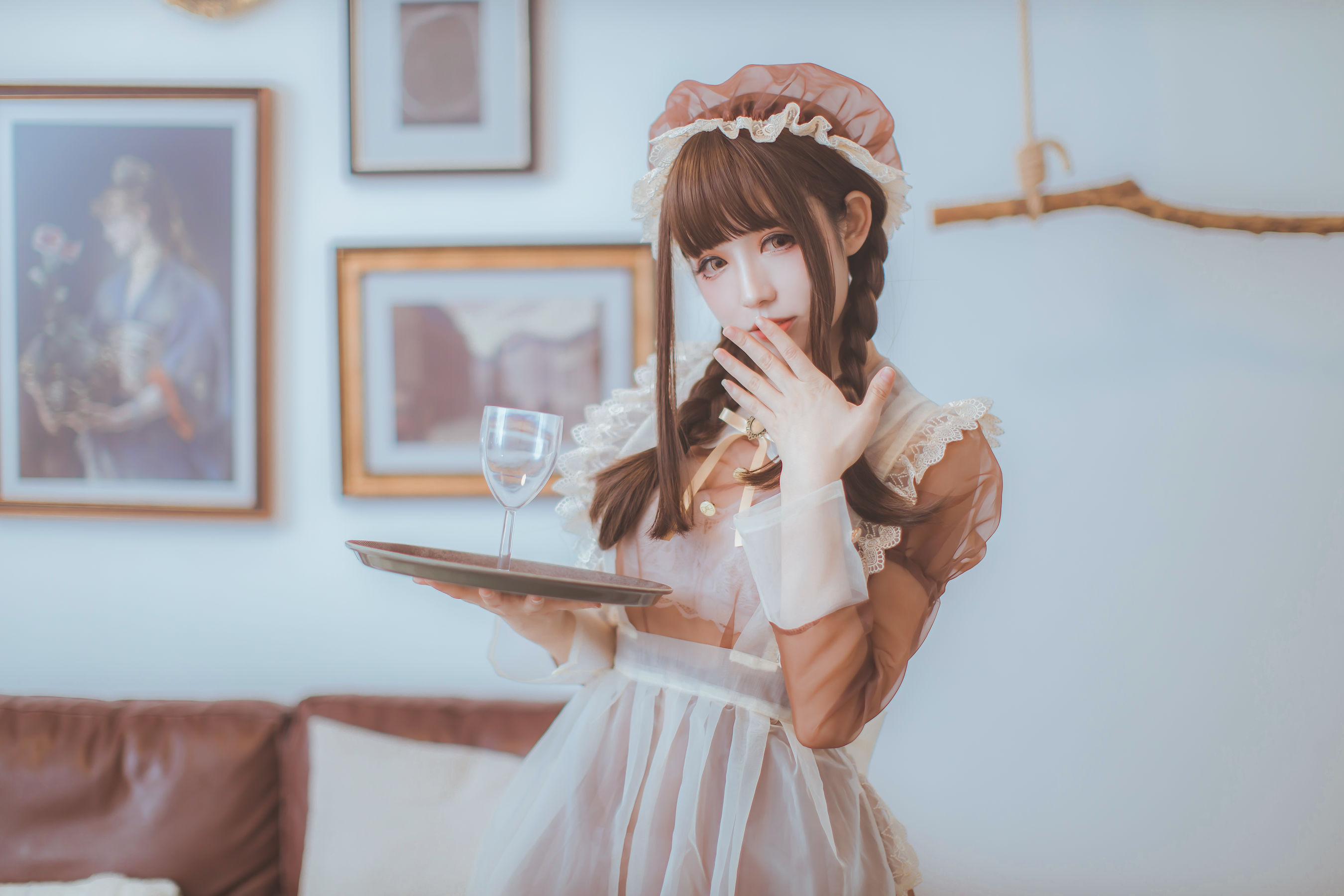 Coser衣衣 – 透明女仆 [31P]