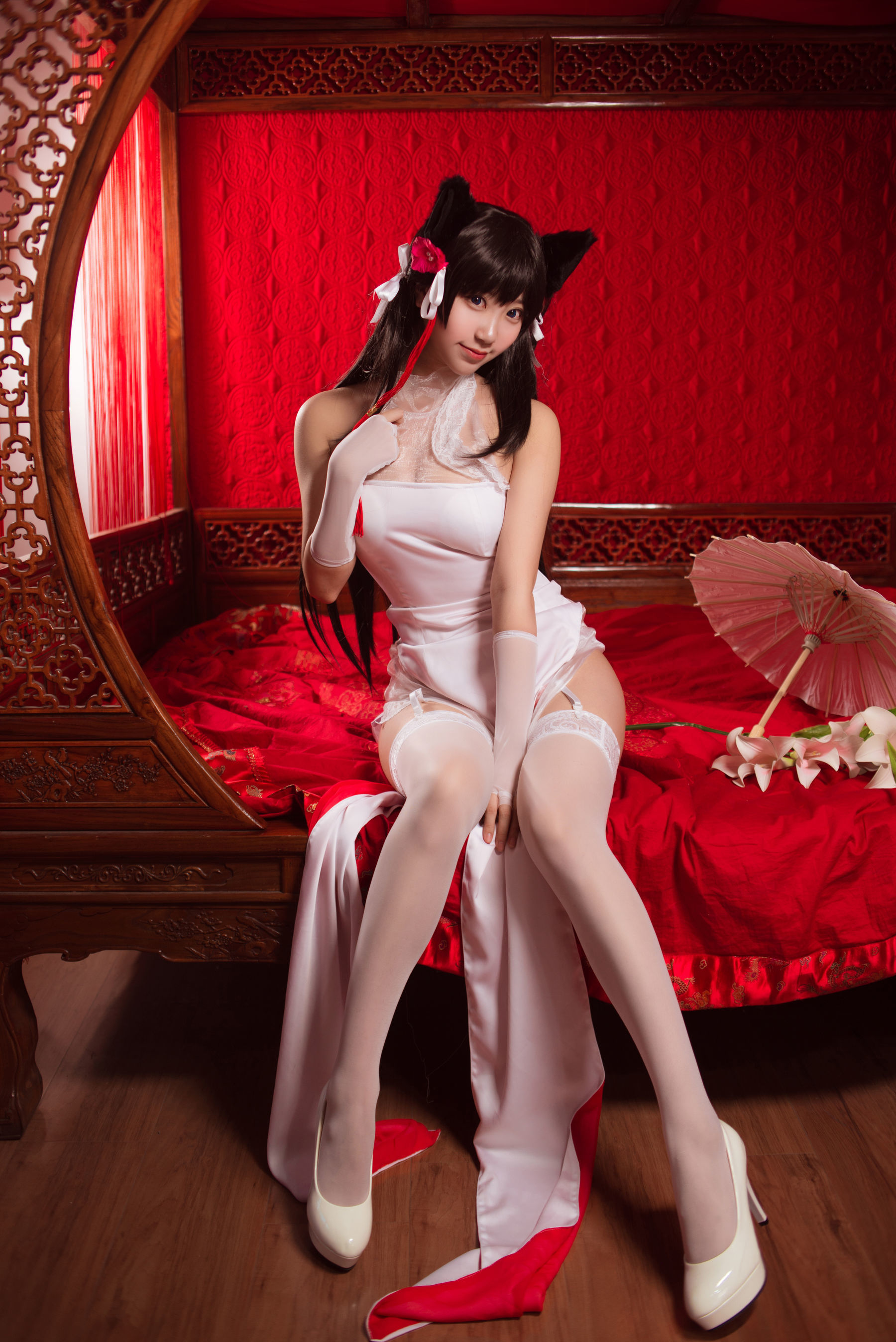 [萝莉COS] 黑川 – 獒犬旗袍 [23P]
