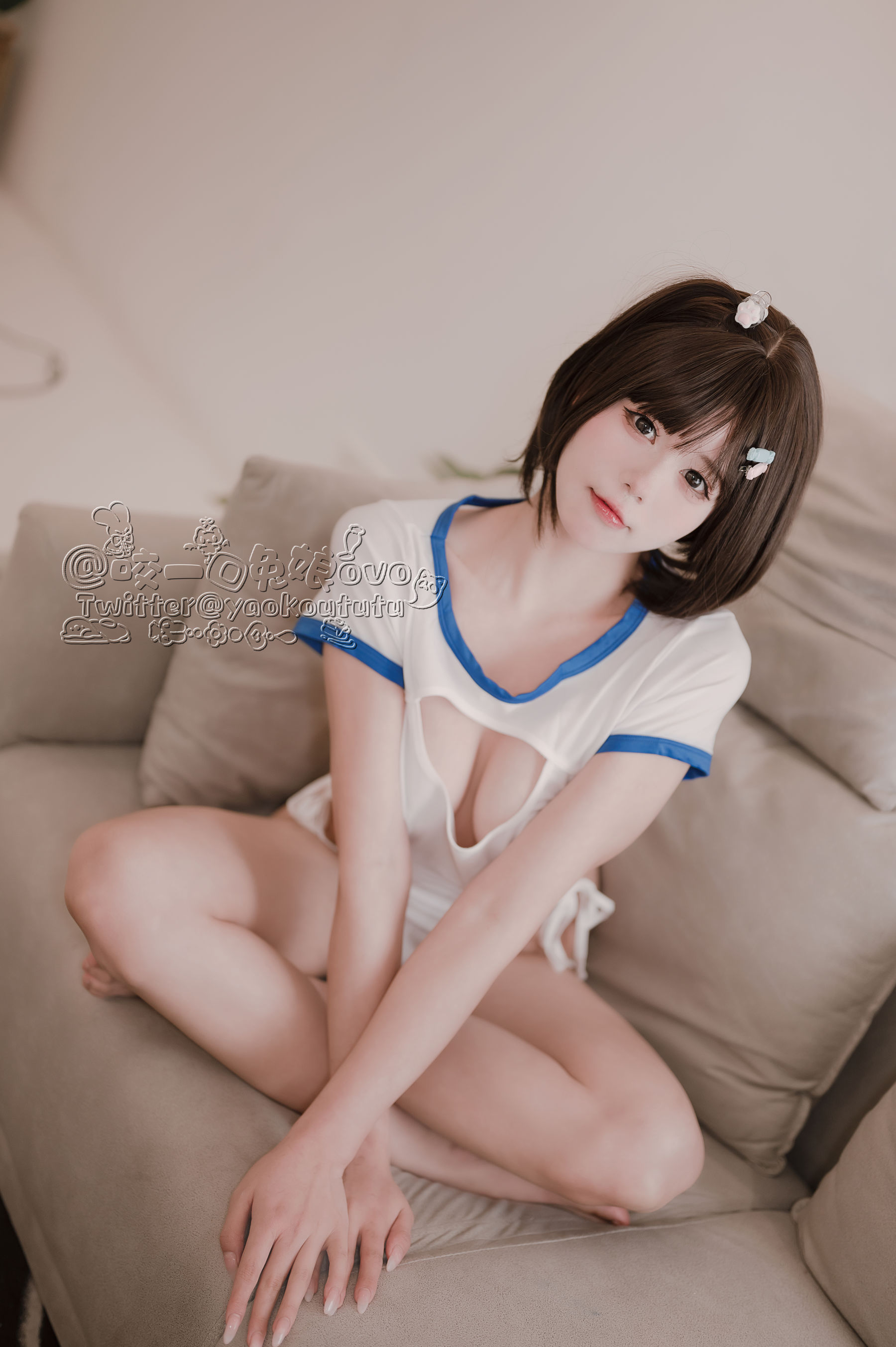 咬一口兔娘 – 纯白欲缸 [57P]