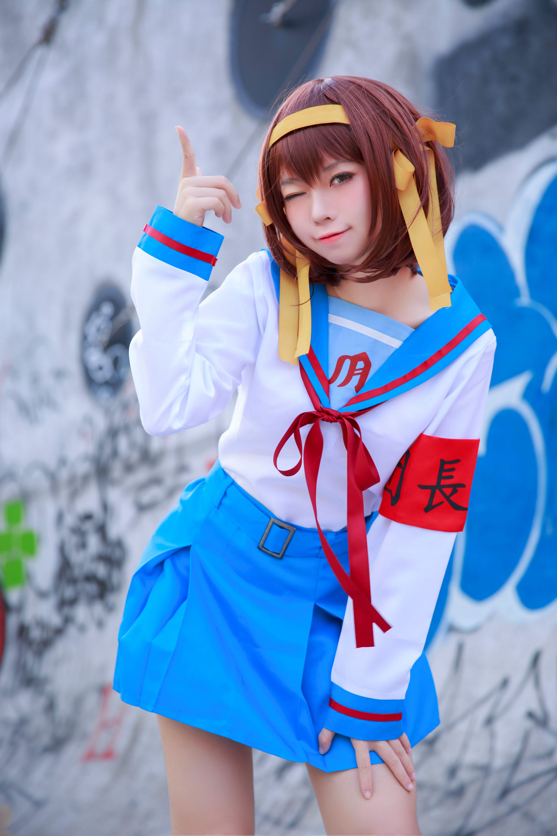 动漫博主G44不会受伤 – 凉宫 制服 [20P]