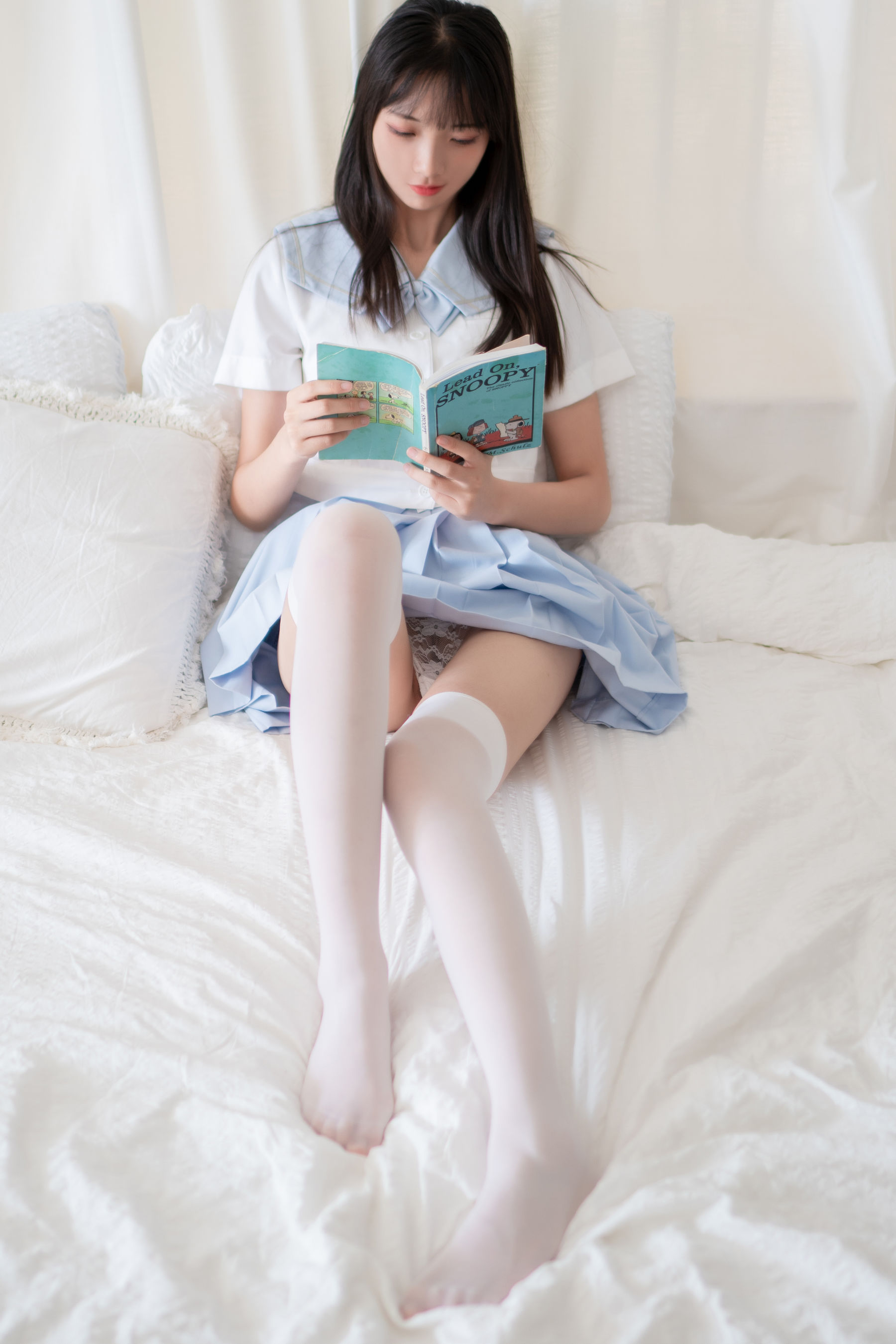 清纯妹子西瓜 – JK学生服 [65P]