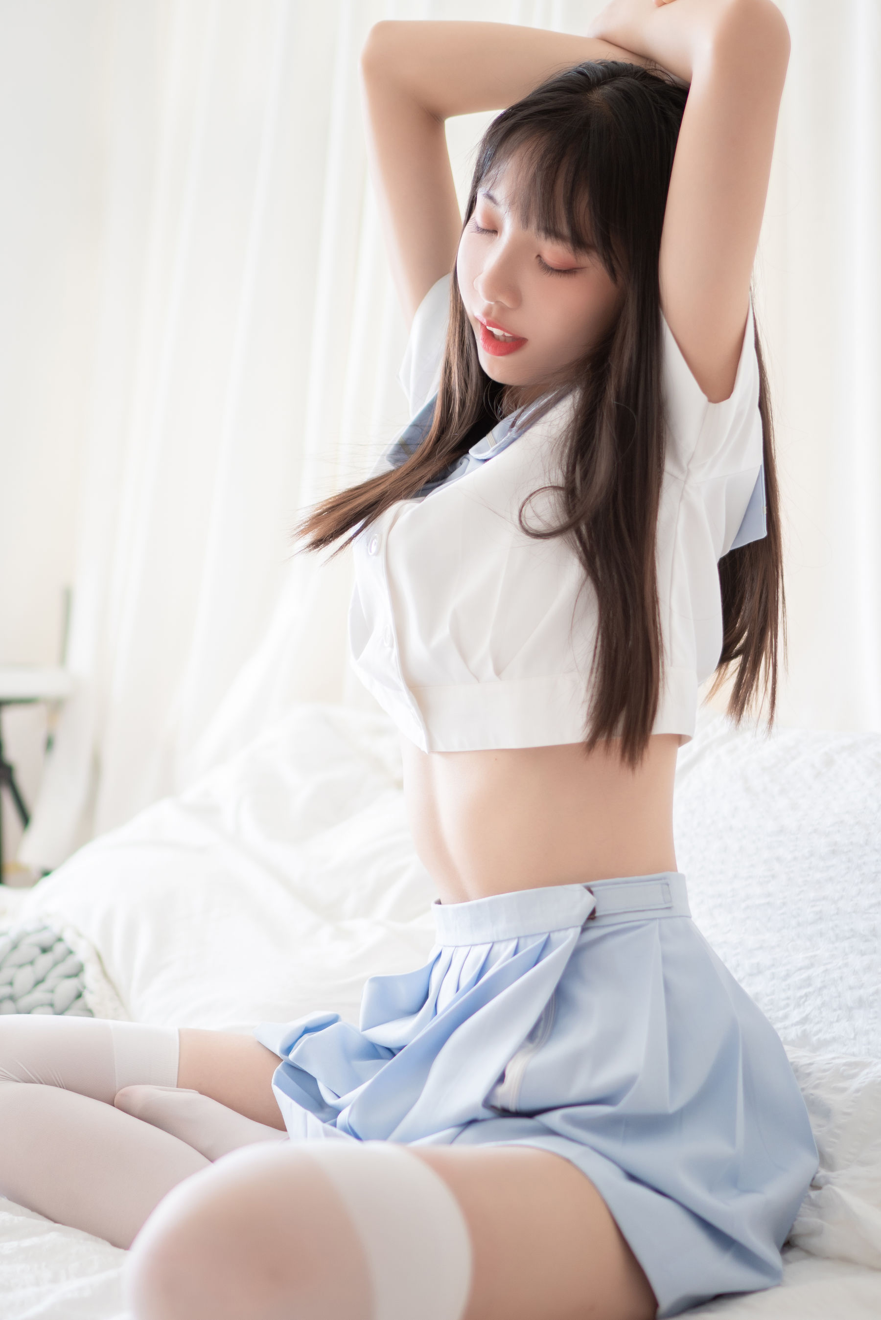 清纯妹子西瓜 – JK学生服 [65P]