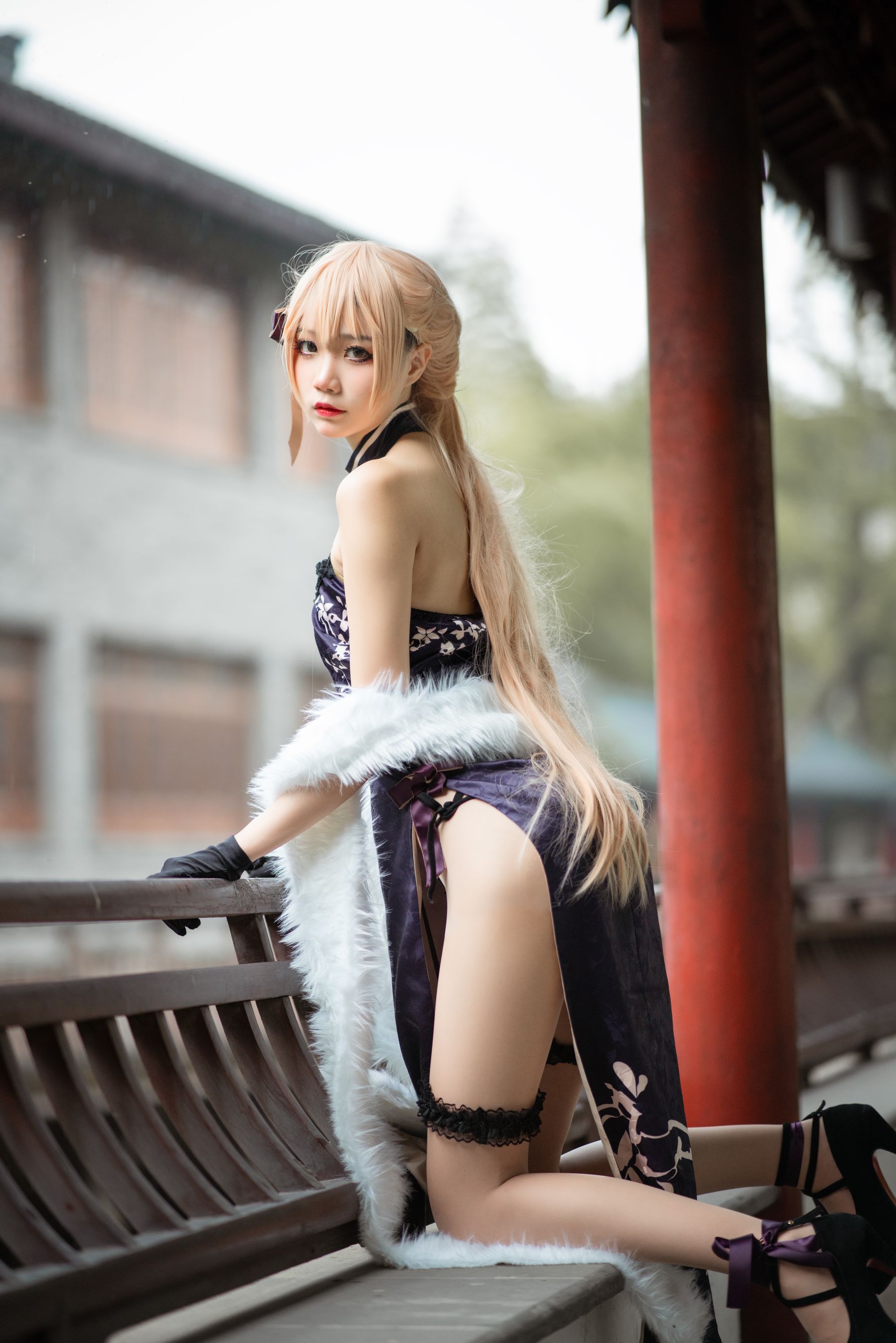 清纯少女五更百鬼 – OTS-14旗袍 [38P]