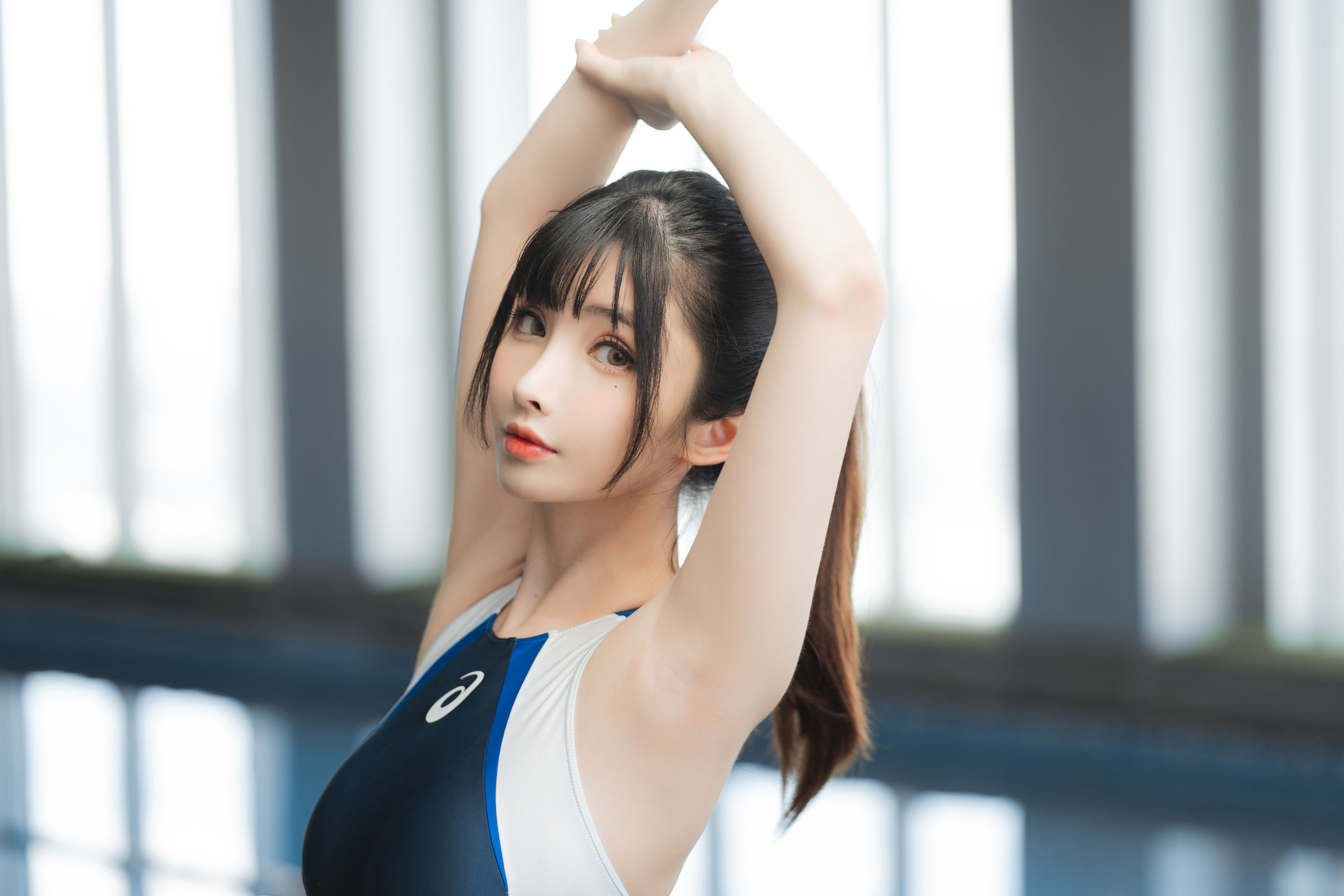 [Cosplay写真] COS福利rioko凉凉子 – 游泳部学姐的特训时间 [30P]