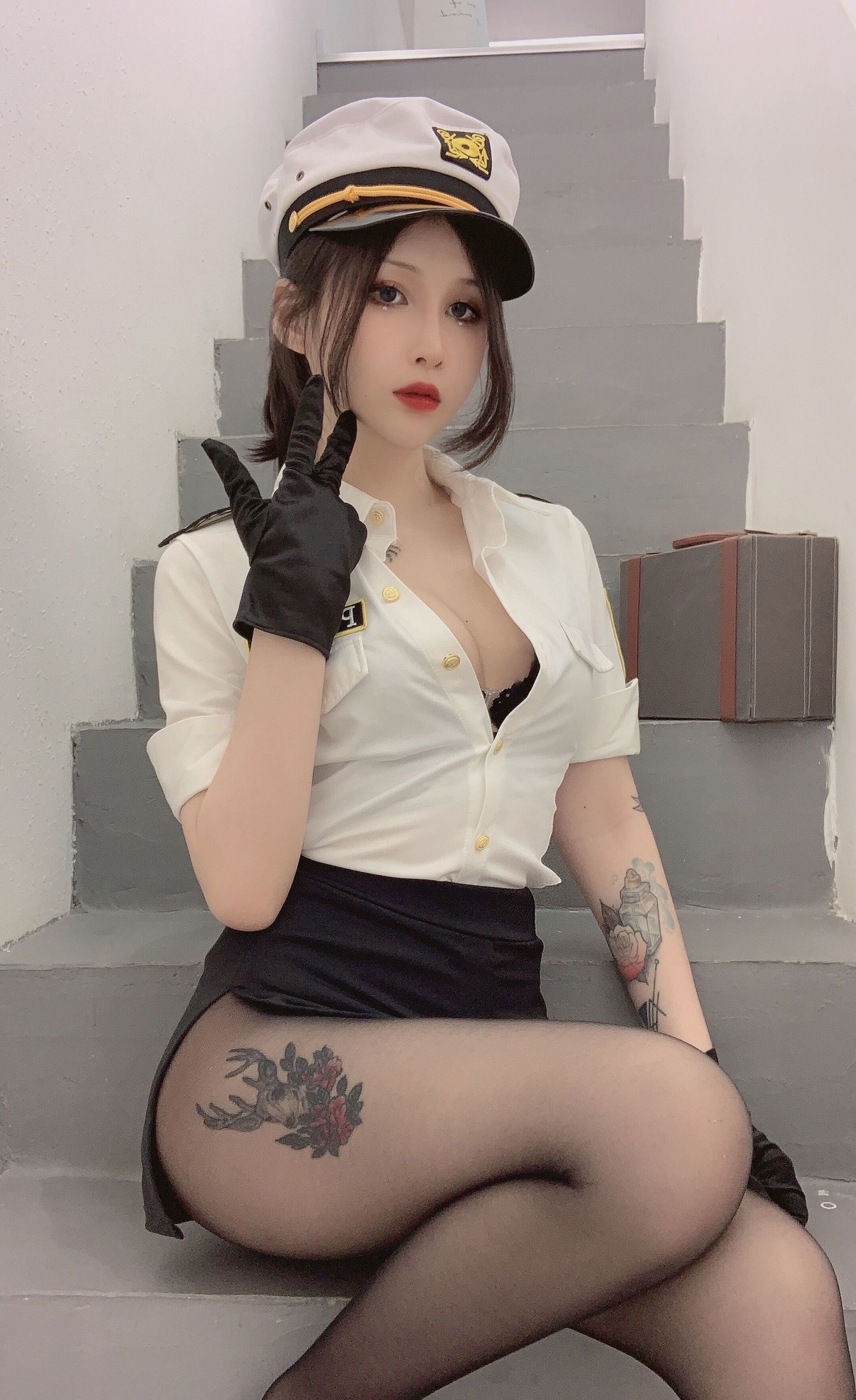 vams子 – 女警 [47P]