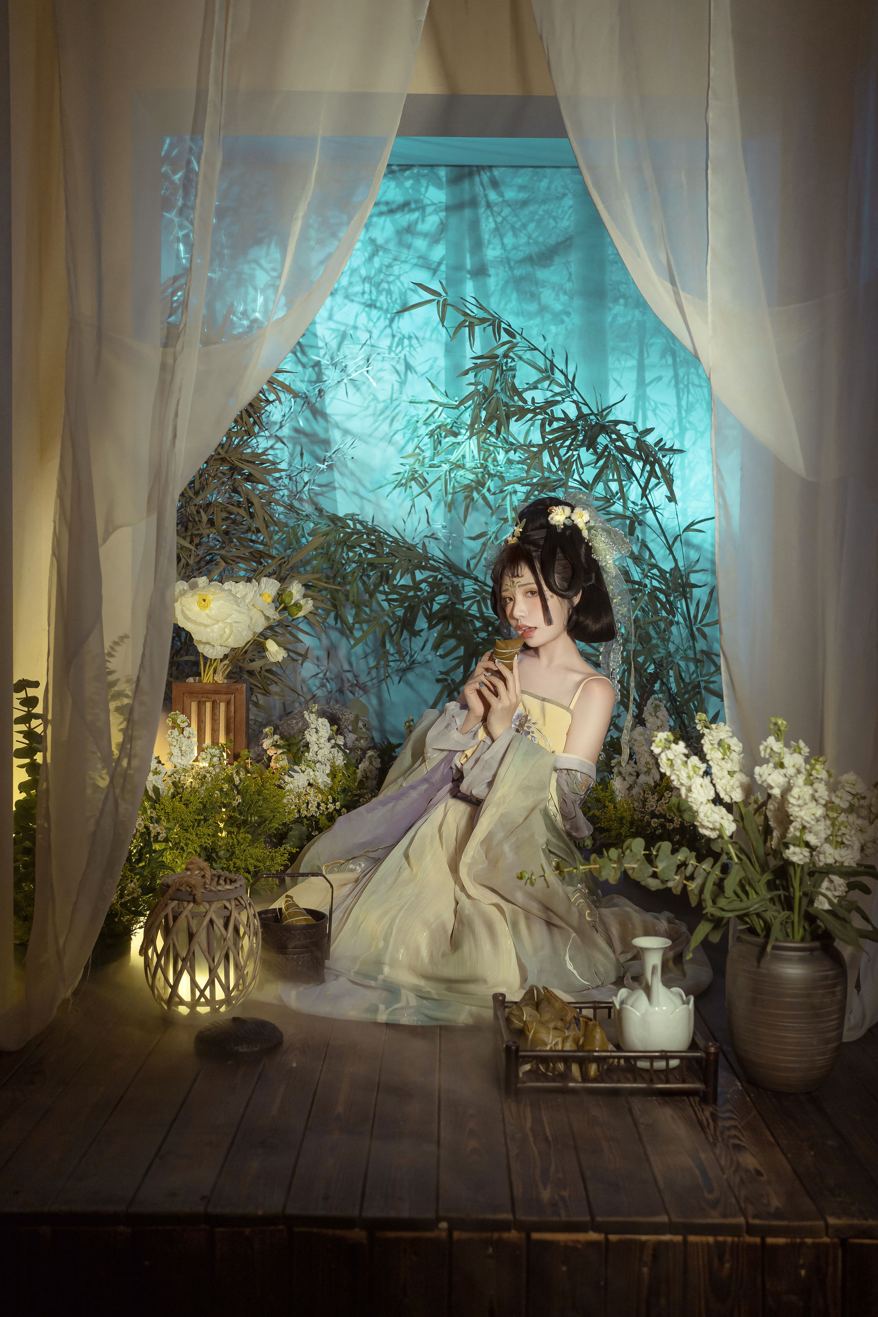 爆机少女喵小吉 – 浣溪沙.端午 [37P]