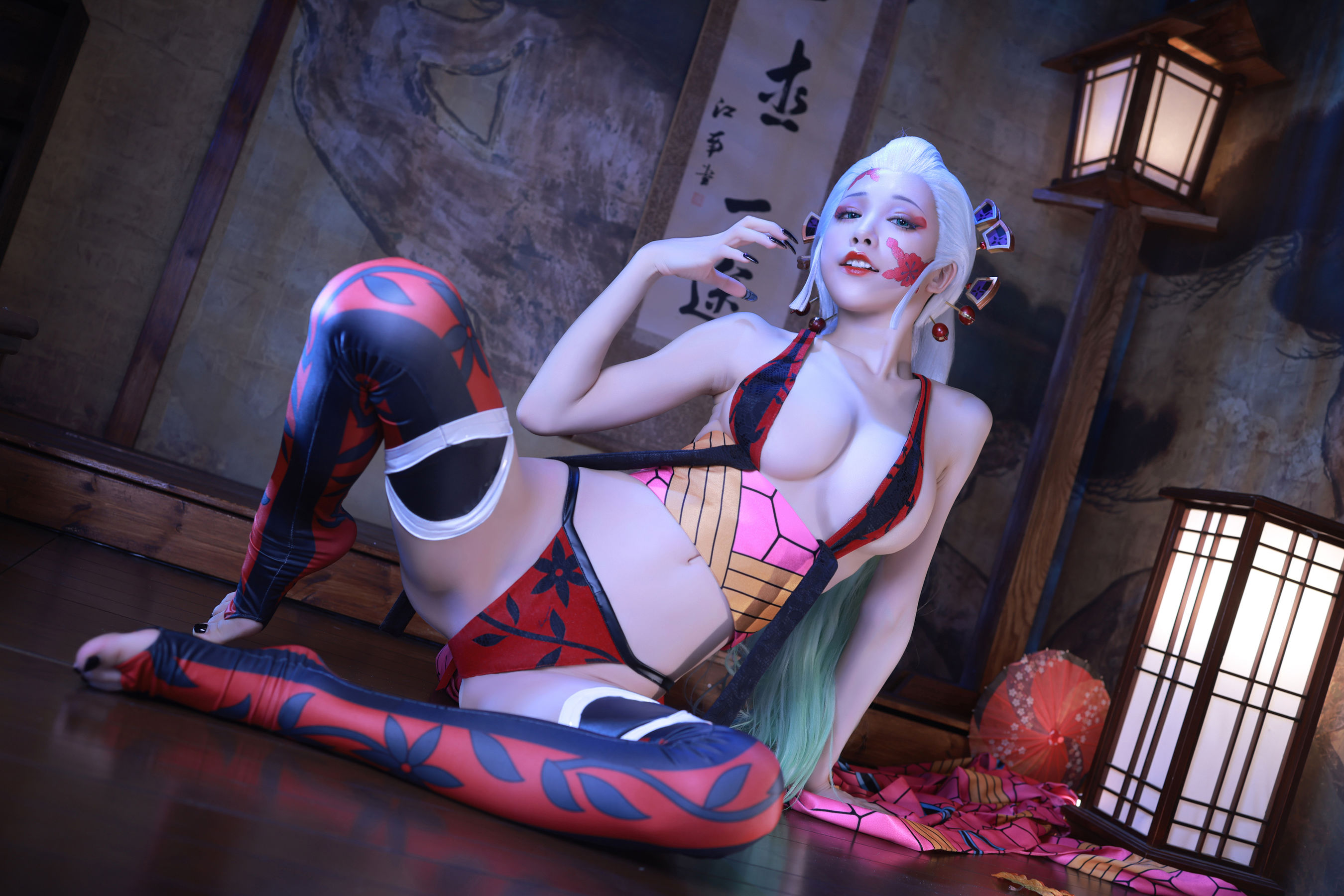 动漫博主水淼aqua – 鬼灭之刃 上弦陆堕姬 [83P]