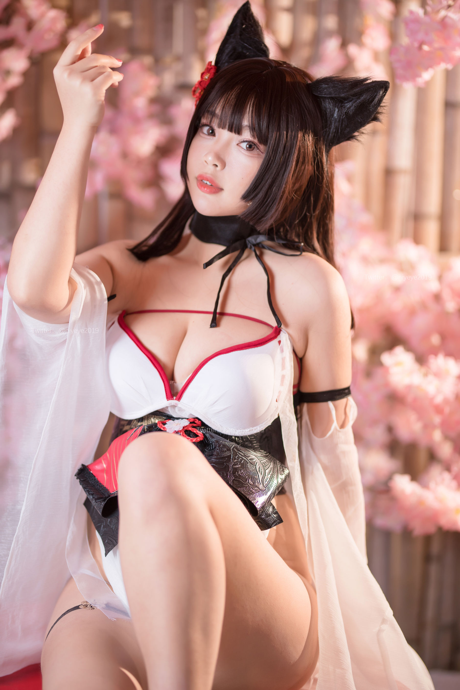 萌系小姐姐-白烨- – 湿身泳装 [61P]