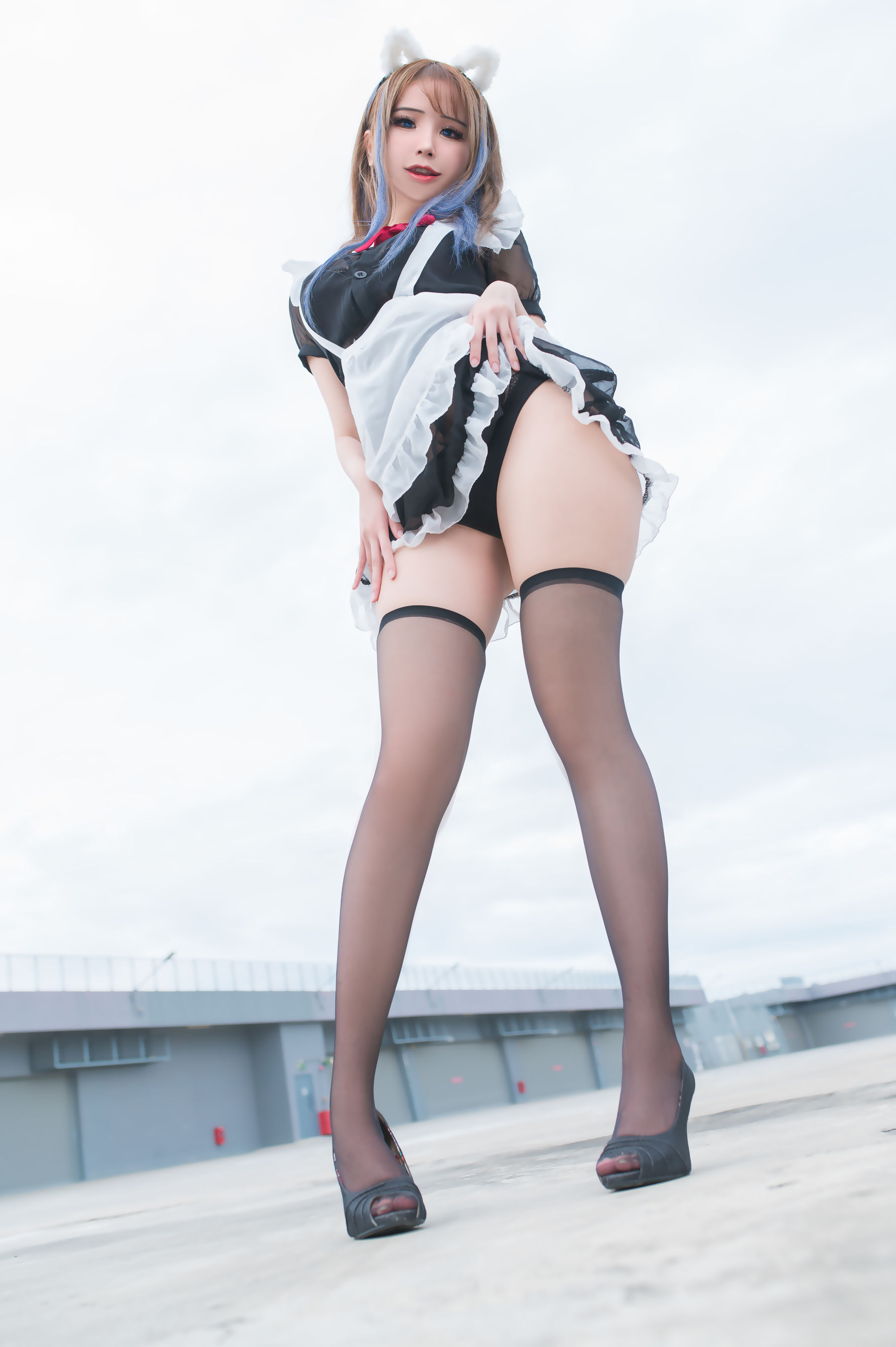 花リリ(Plant Lily) – Rooftop Maid [21P]