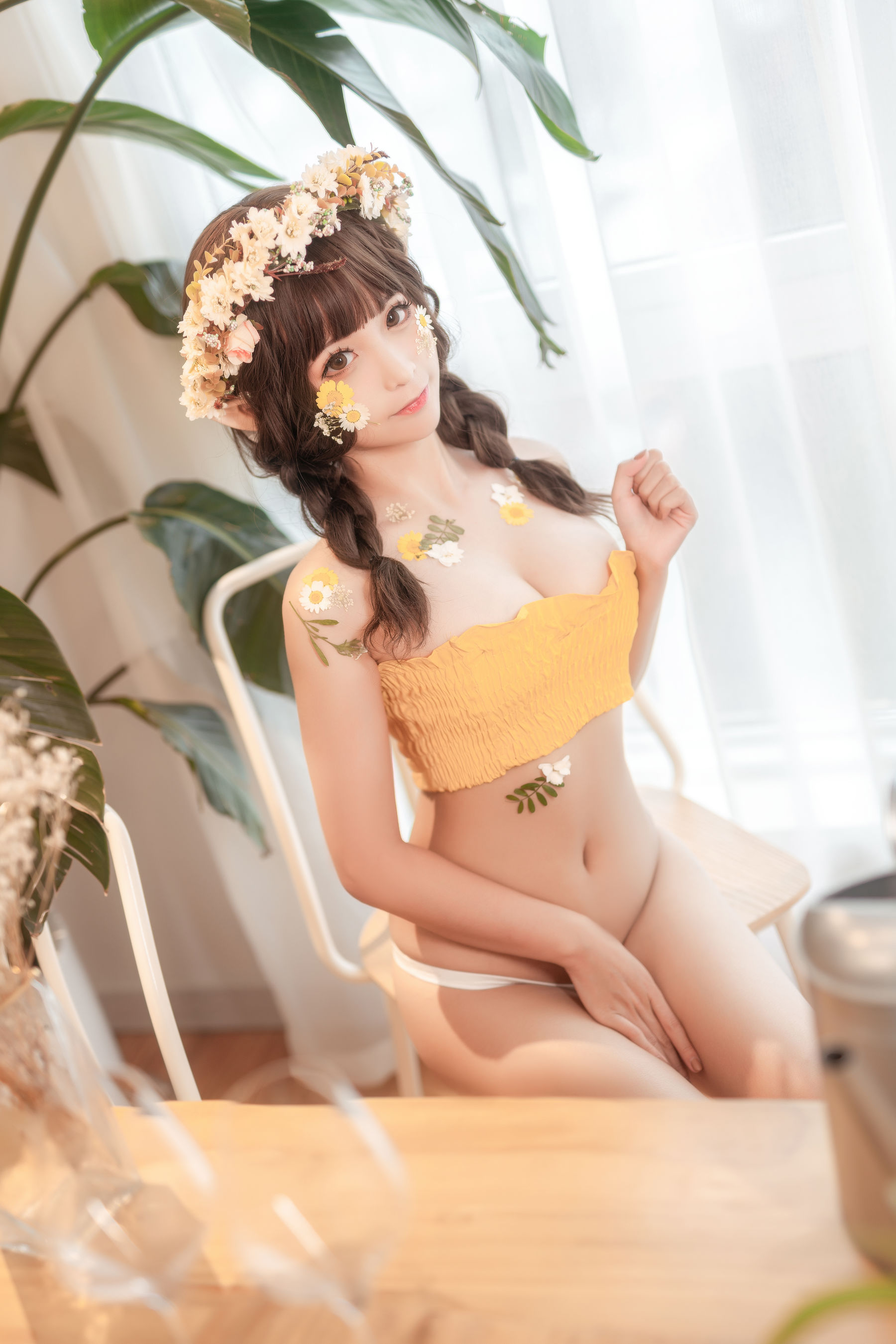 动漫博主蠢沫沫 – 尖耳国度 花精灵 [38P]