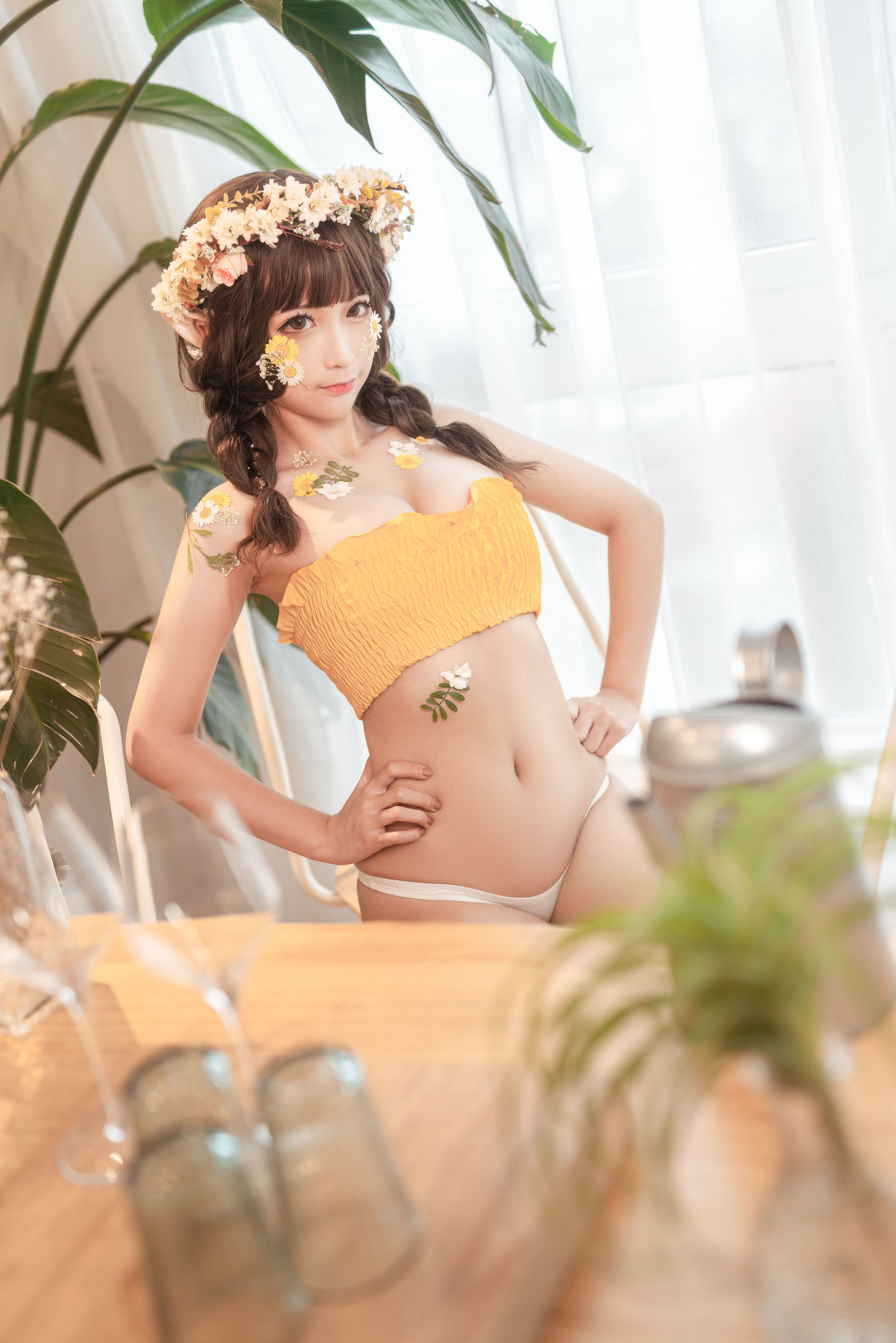 动漫博主蠢沫沫 – 尖耳国度 花精灵 [38P]