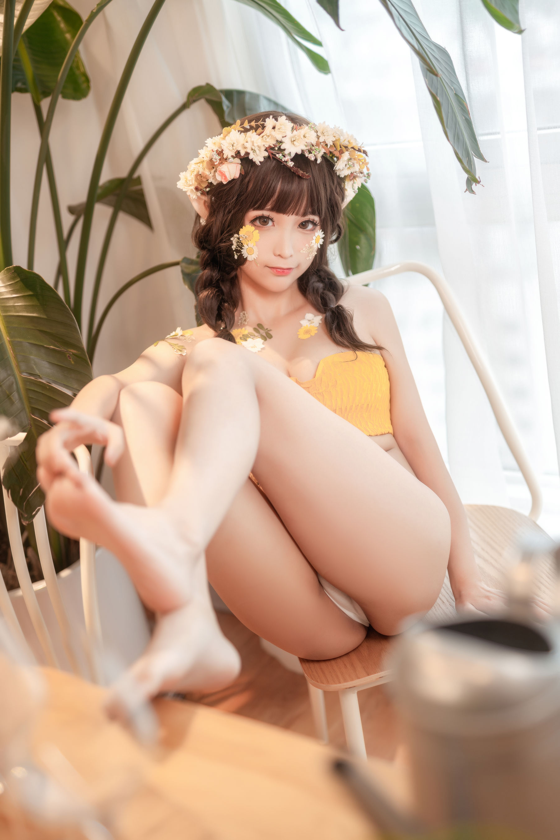 动漫博主蠢沫沫 – 尖耳国度 花精灵 [38P]