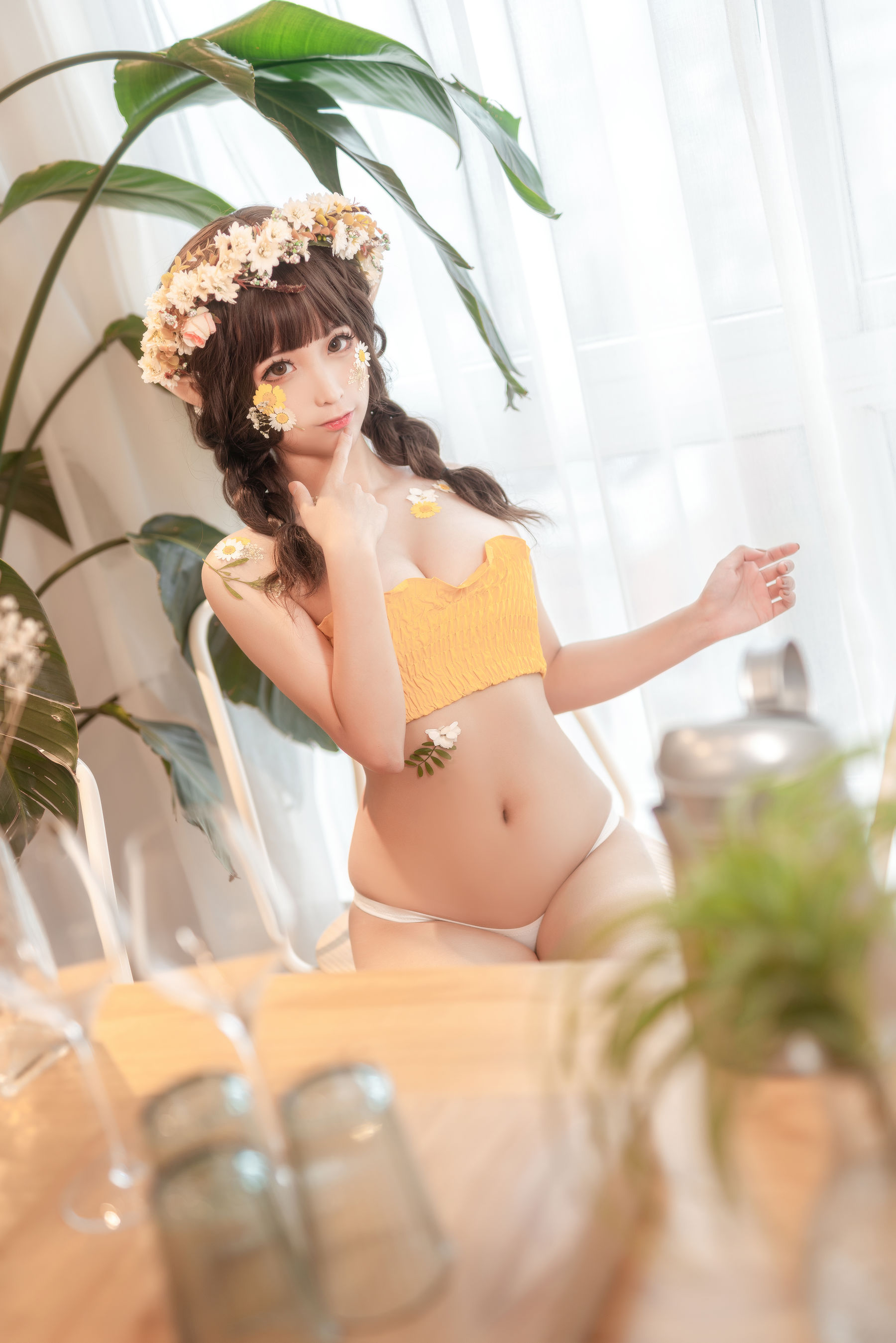 动漫博主蠢沫沫 – 尖耳国度 花精灵 [38P]