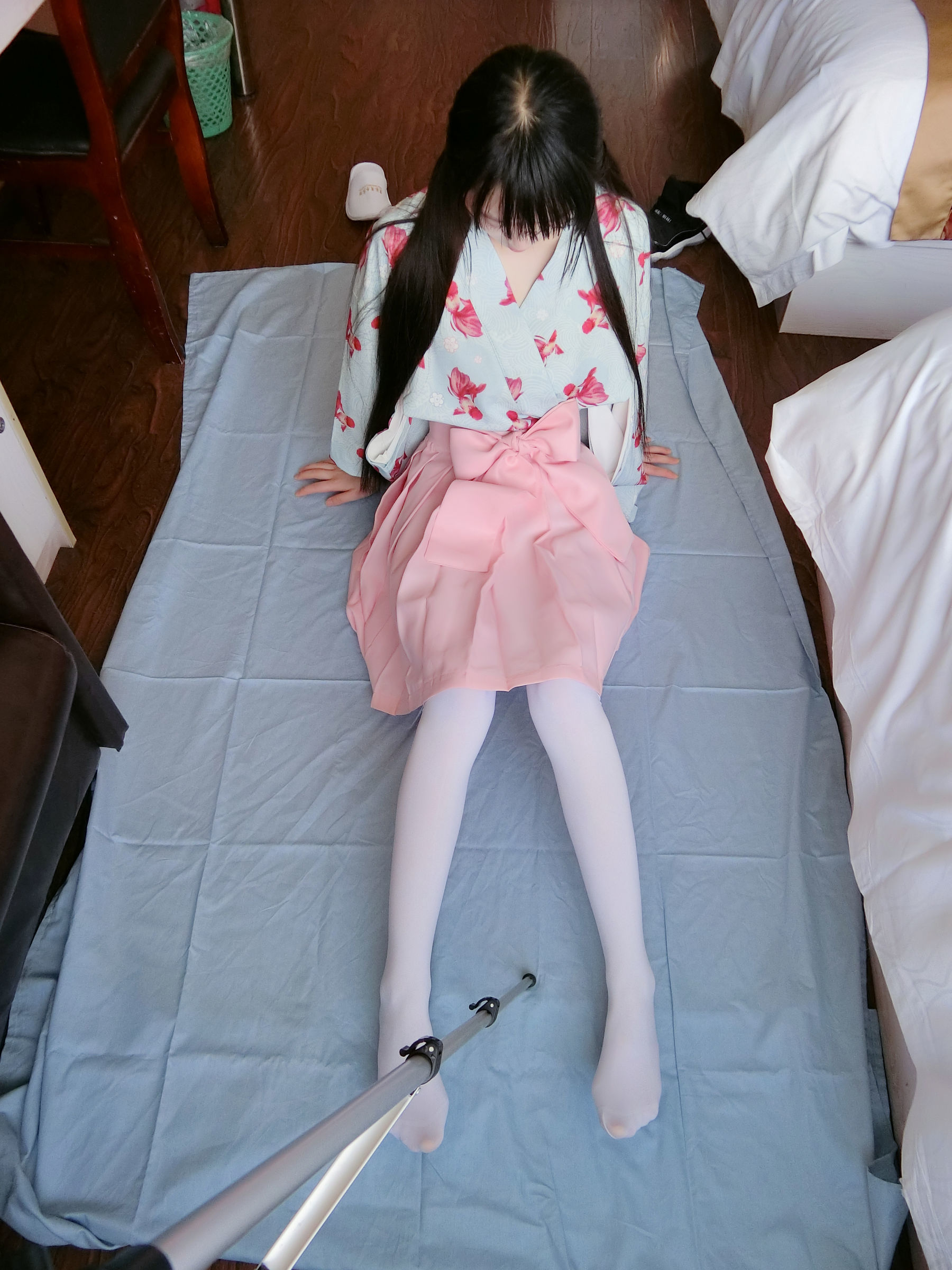 微博萌妹子西尔酱 – 金鱼和服 [57P]