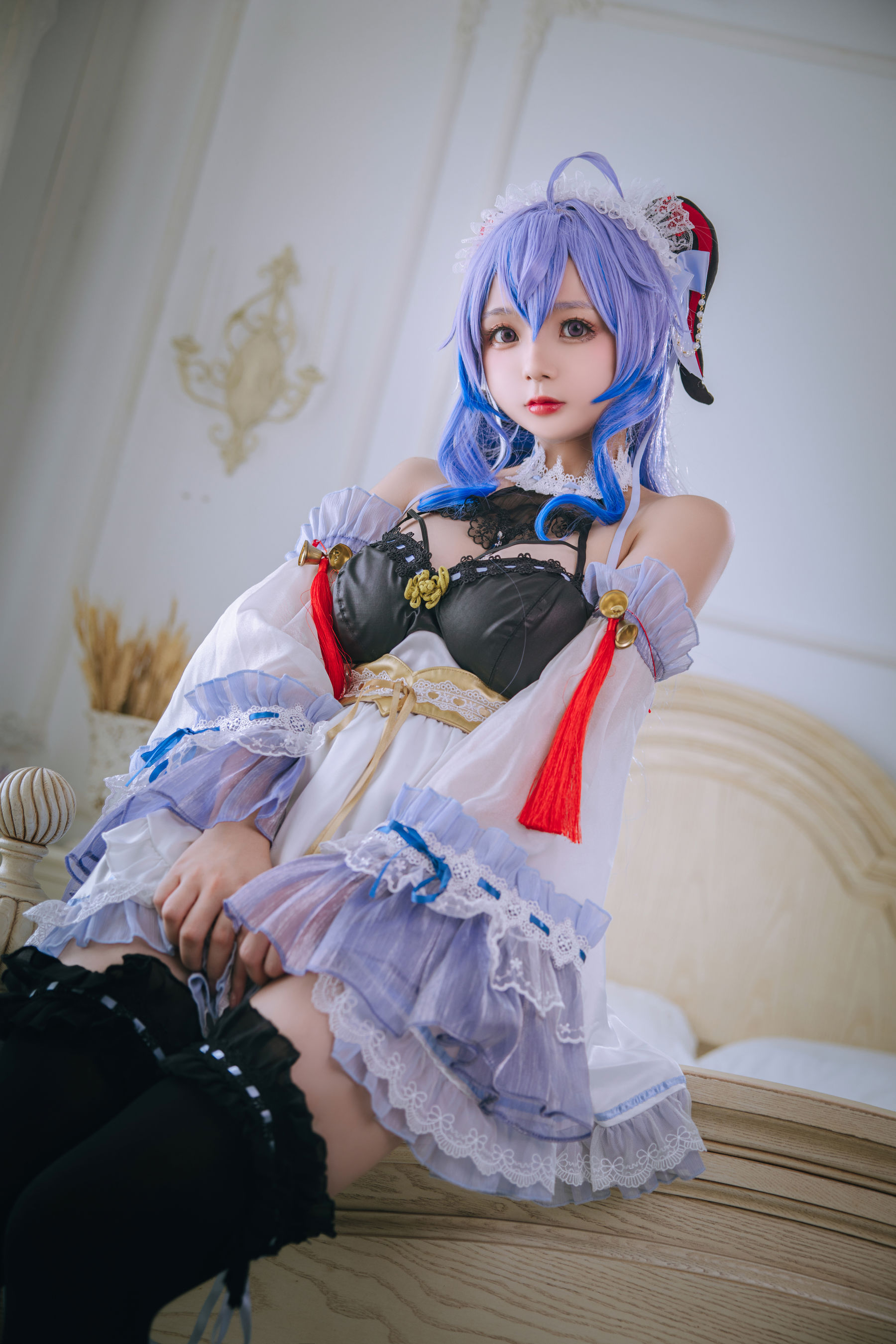 Cosplay日奈娇 – 甘雨女仆 [23P]