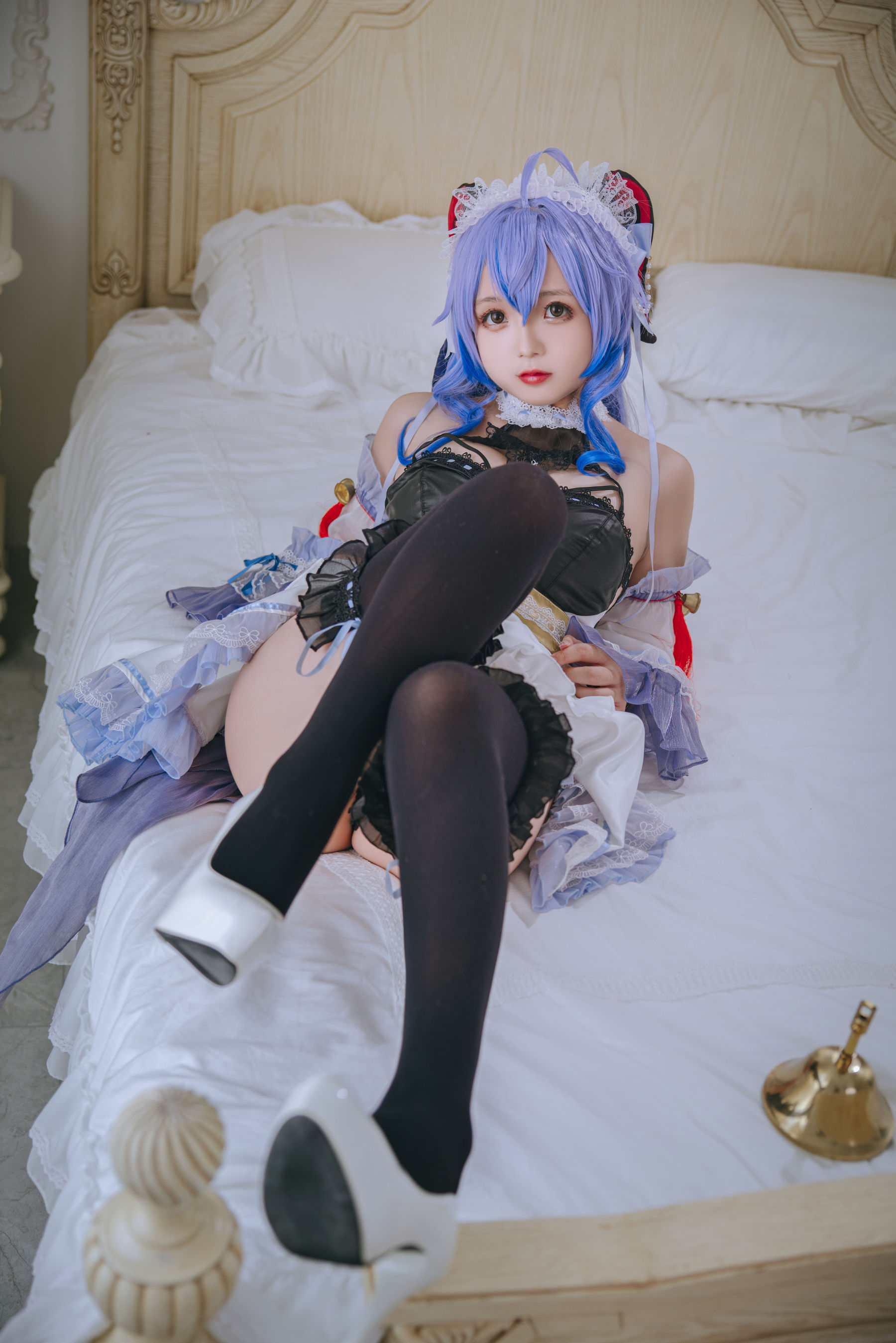Cosplay日奈娇 – 甘雨女仆 [23P]