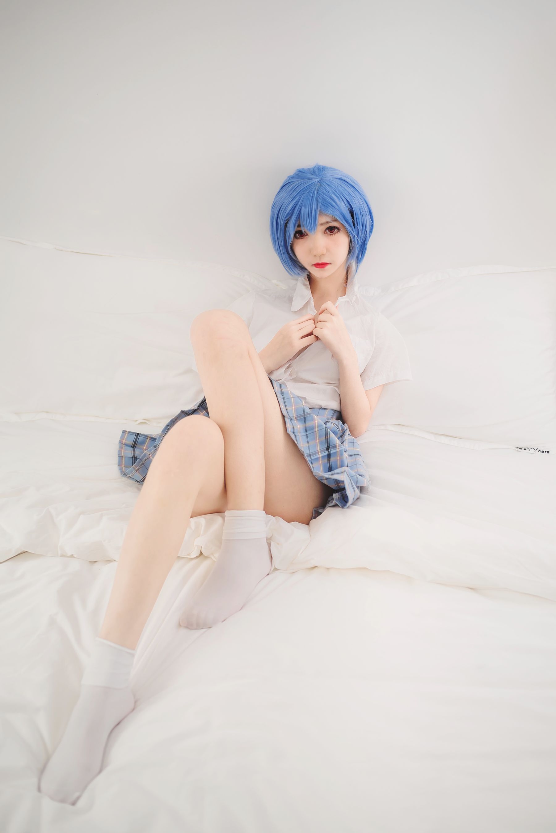 动漫博主南桃Momoko 绫波丽制服 [23P]