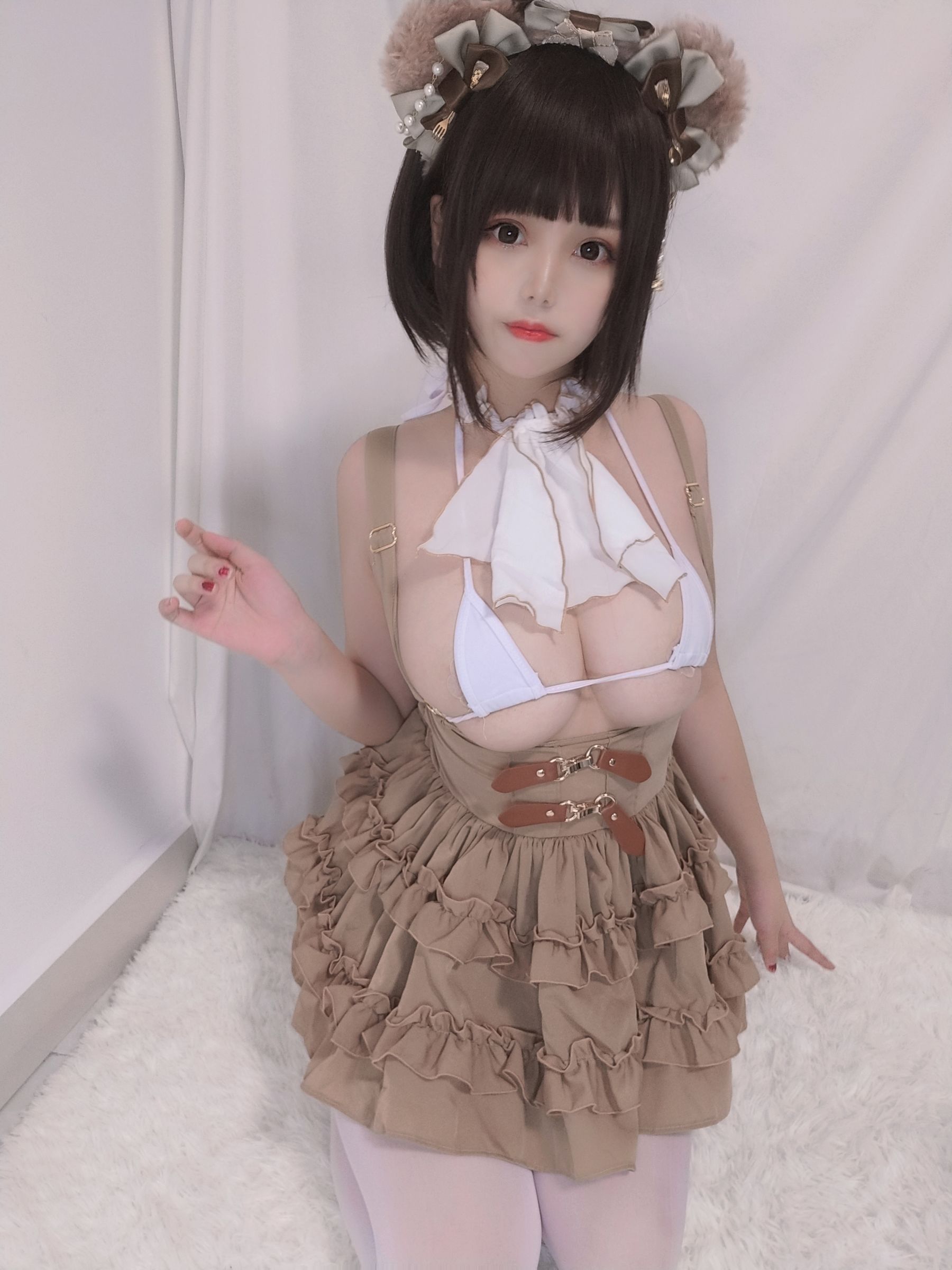 萌系小姐姐蜜汁猫裘 – 小熊 [103P]