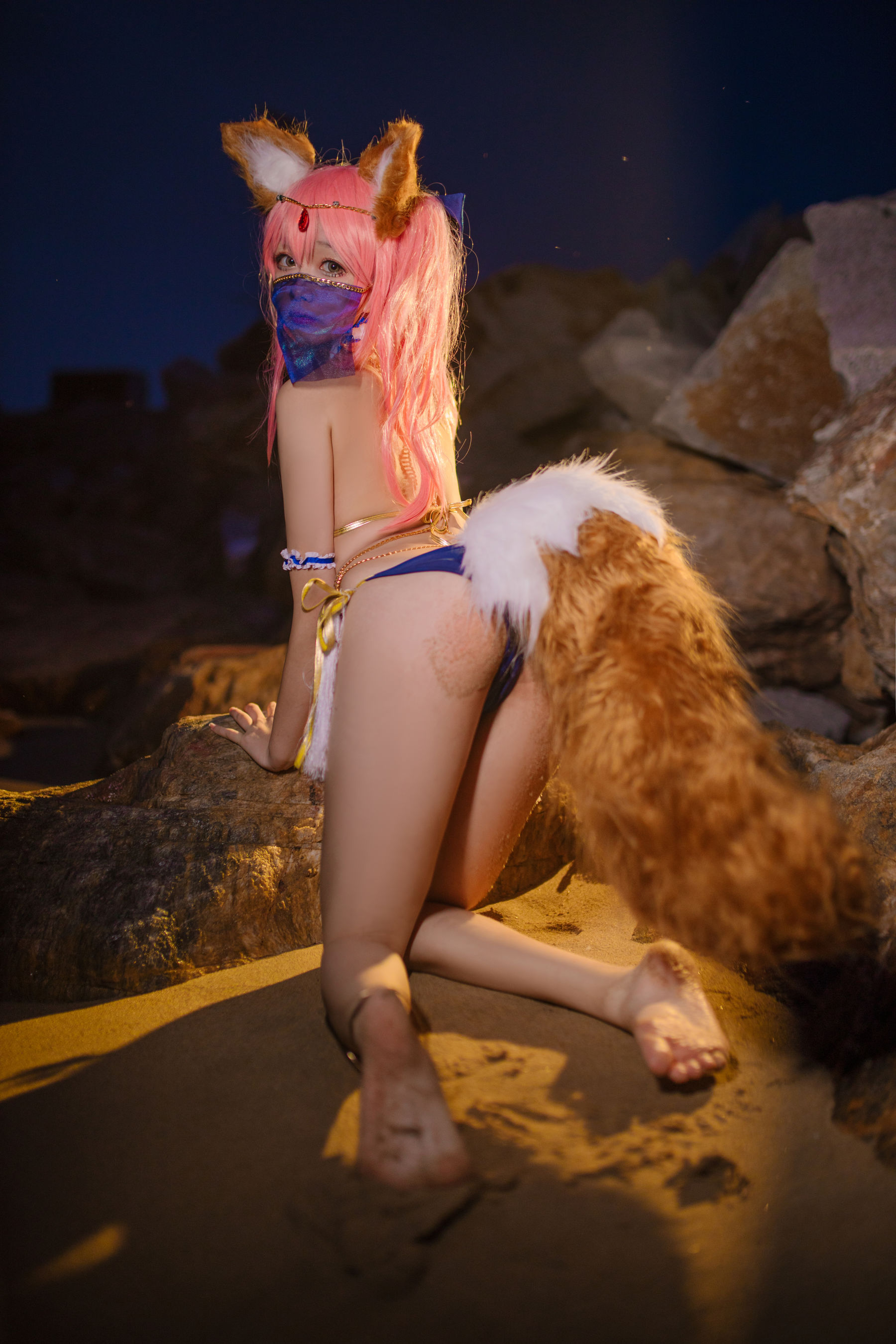 Cosplay日奈娇 – 玉藻前 阿拉伯舞娘 [37P]
