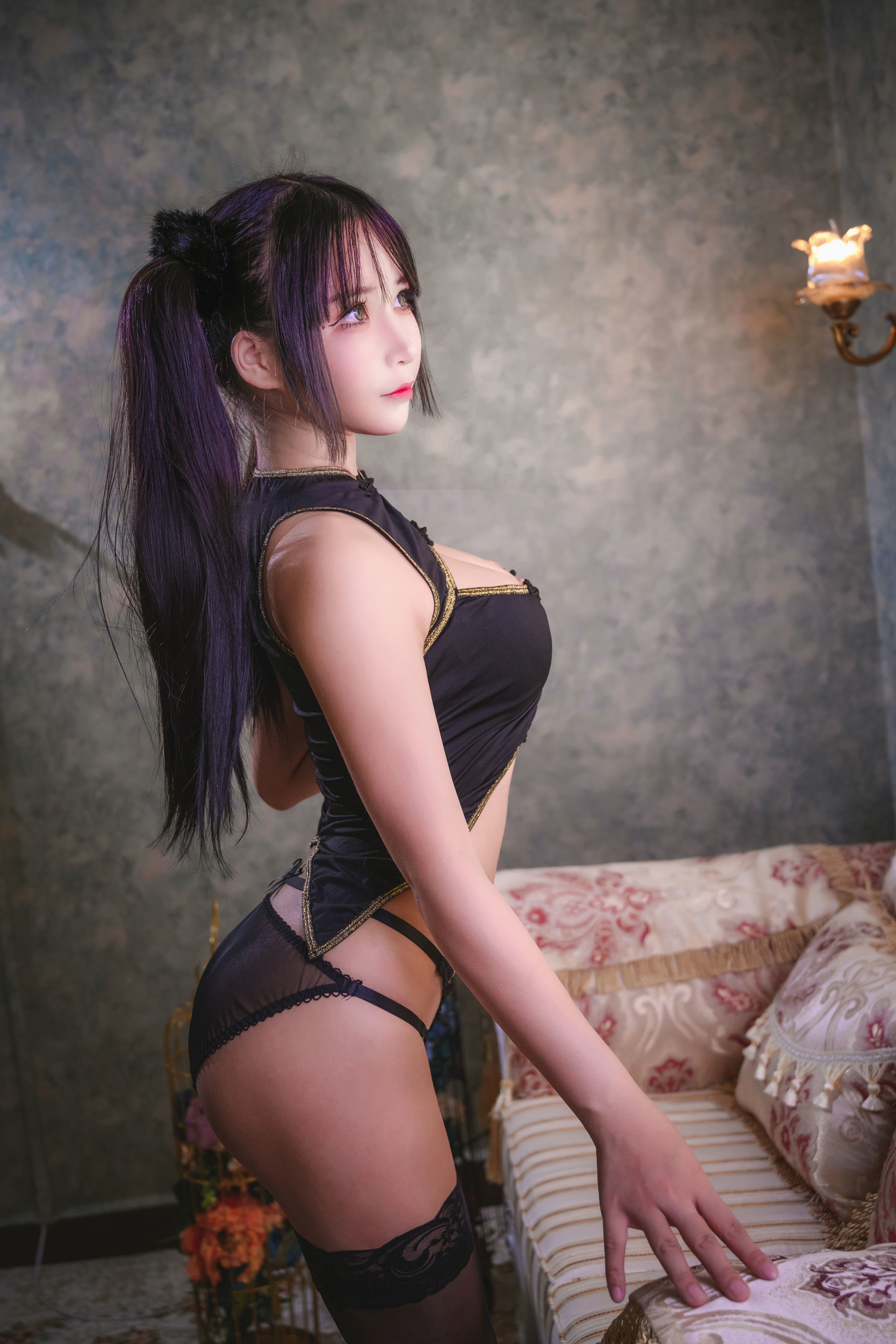 二次元妹子抱走莫子aa 双马尾 性感与清纯 [35P]