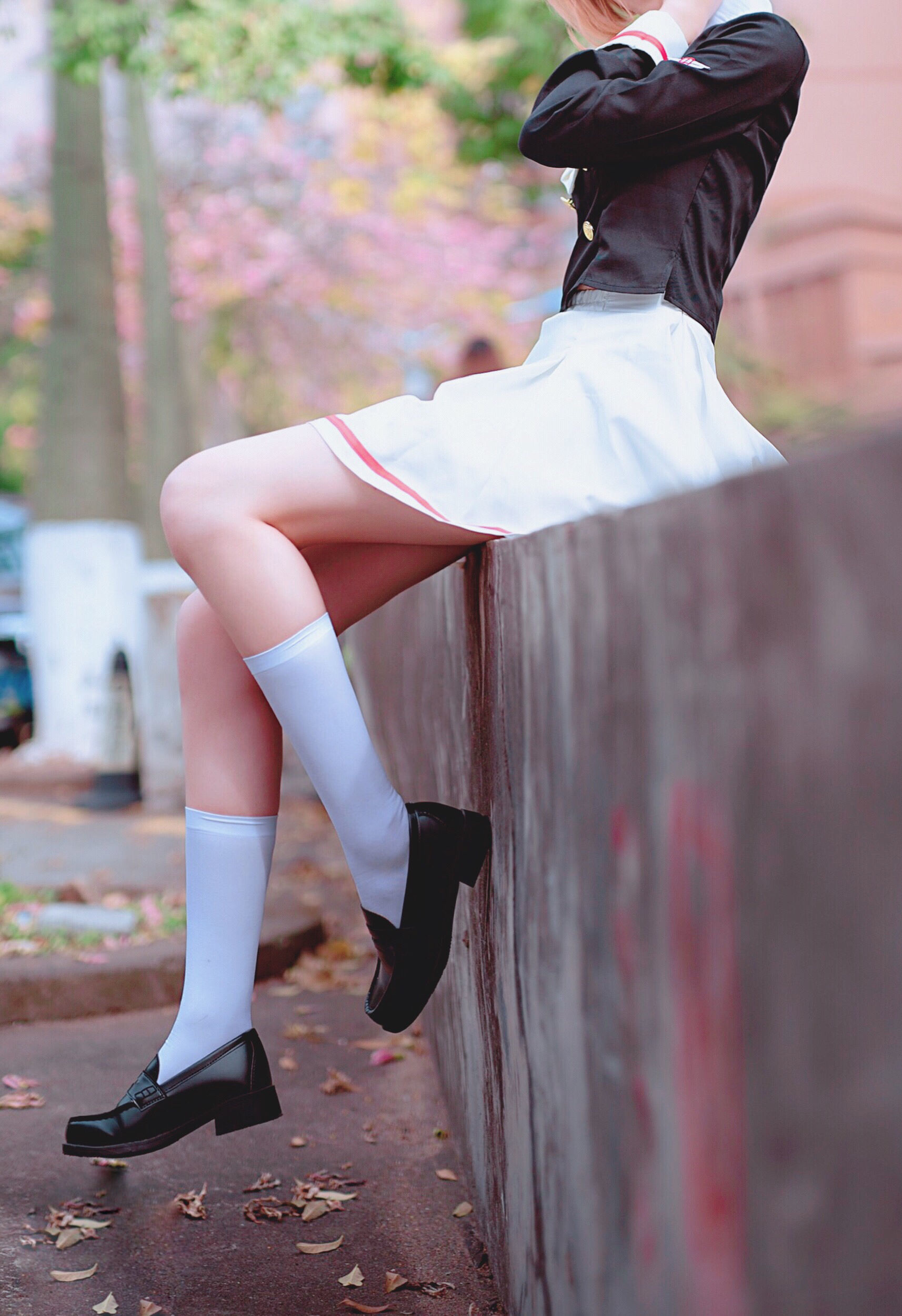 动漫博主南桃Momoko – 木之本樱制服 [9P]