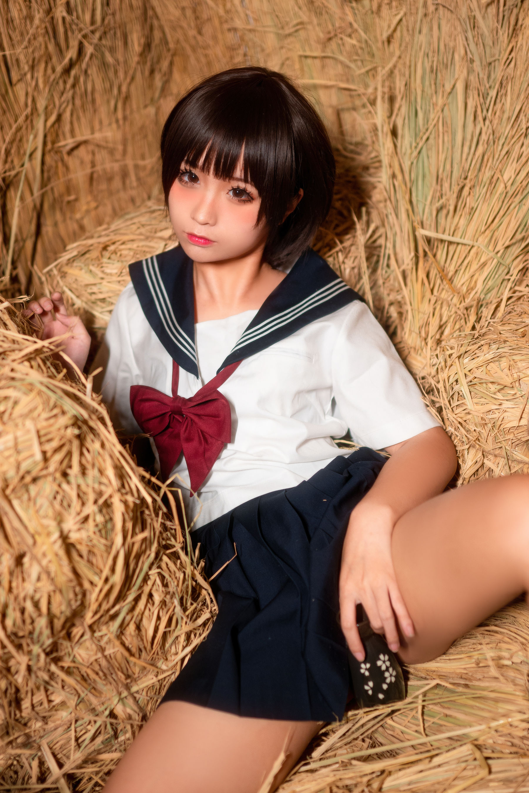 动漫博主蠢沫沫 稻草里的少女 [50P]