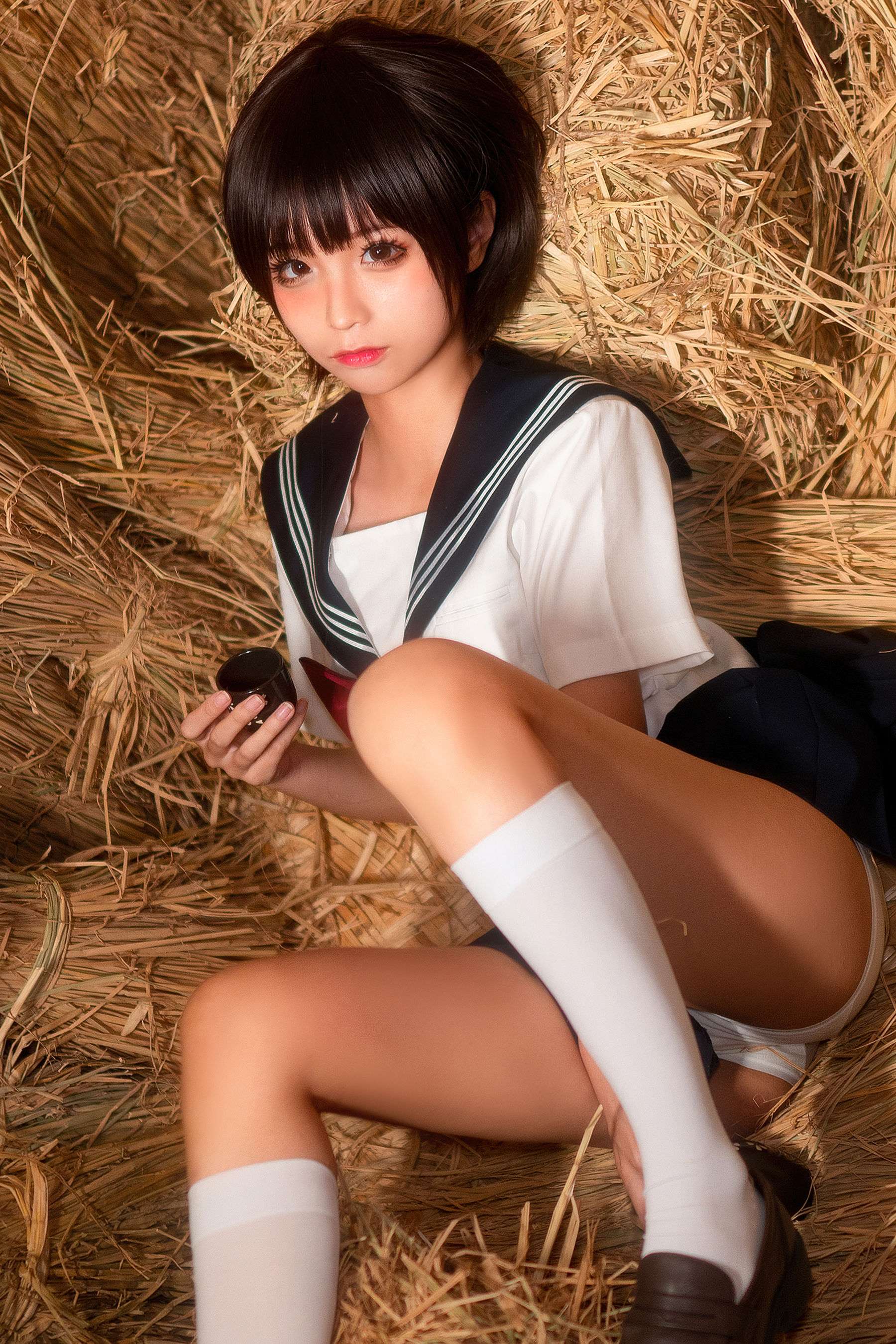 动漫博主蠢沫沫 稻草里的少女 [50P]
