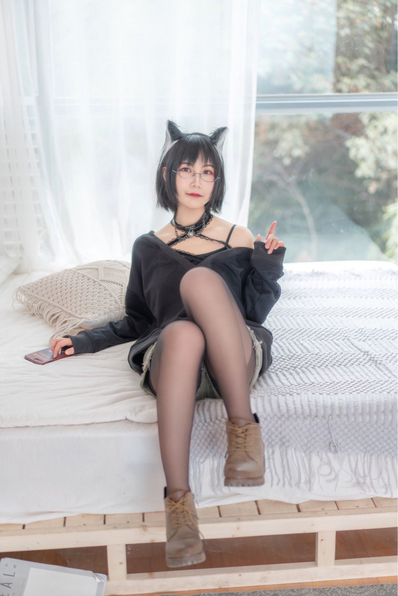 COSER美女逐月su 日常猫娘 [27P]